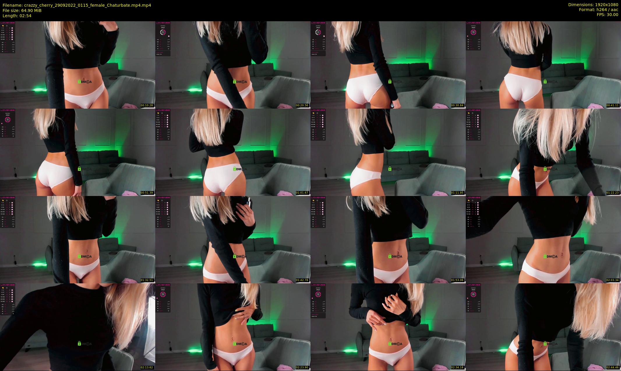 crazzy_cherry — 3 minute Chaturbate female cam show recording, 1080p, Sep 29, 2022