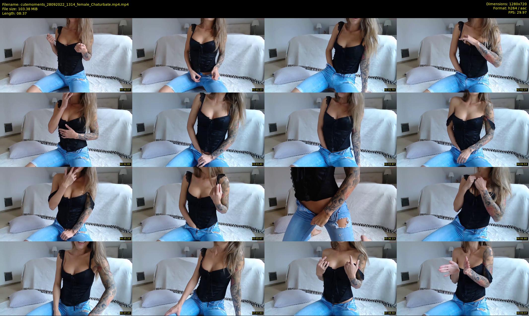 cutemoments — 9 minute Chaturbate female cam show recording, 720p, Sep 28, 2022