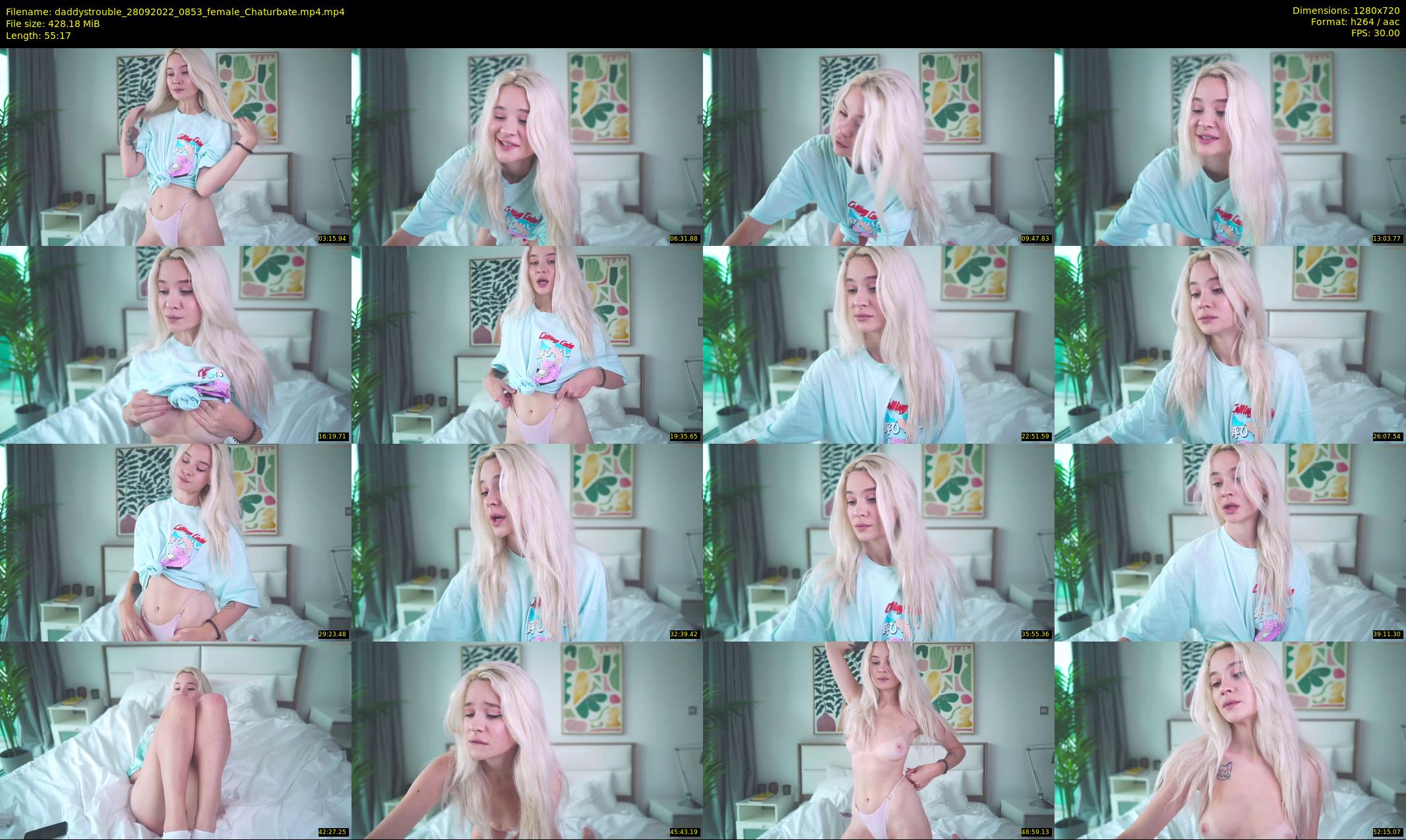 daddystrouble — 56 minute Chaturbate female cam show recording, 720p, Sep 28, 2022