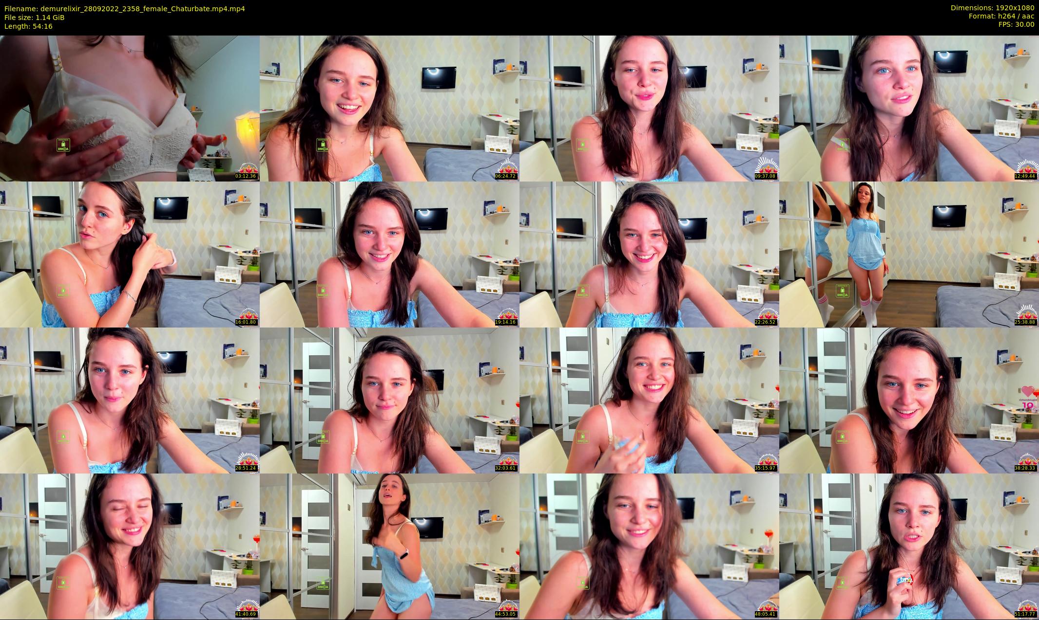 demurelixir — 55 minute Chaturbate female cam show recording, 1080p, Sep 28, 2022