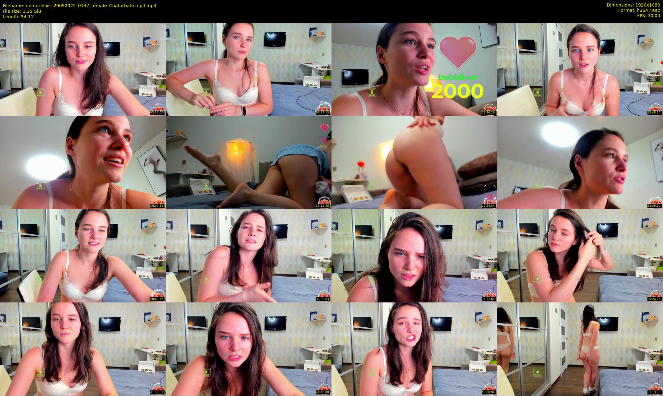 demurelixir — 55 minute Chaturbate female cam show recording, 1080p, Sep 29, 2022