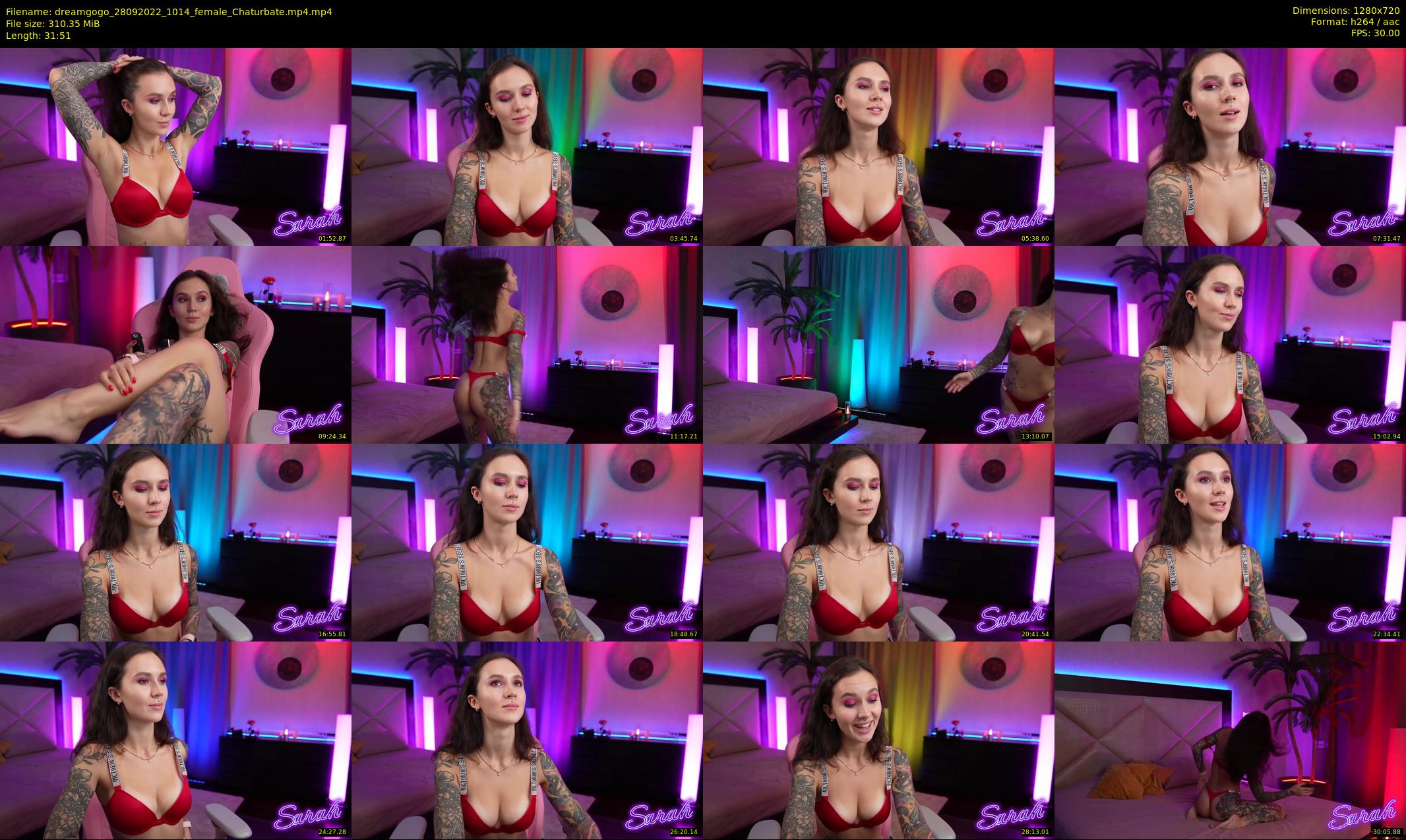 dreamgogo — 32 minute Chaturbate female cam show recording, 720p, Sep 28, 2022
