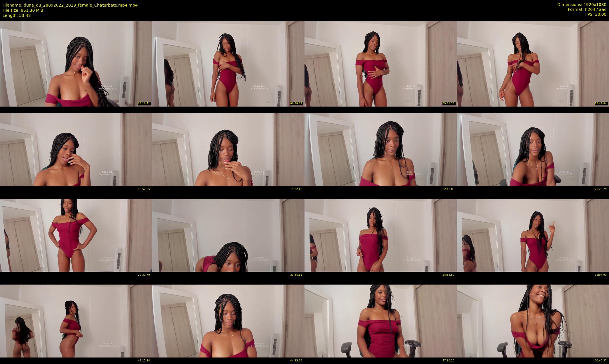 duna_du — 54 minute Chaturbate female cam show recording, 1080p, Sep 28, 2022
