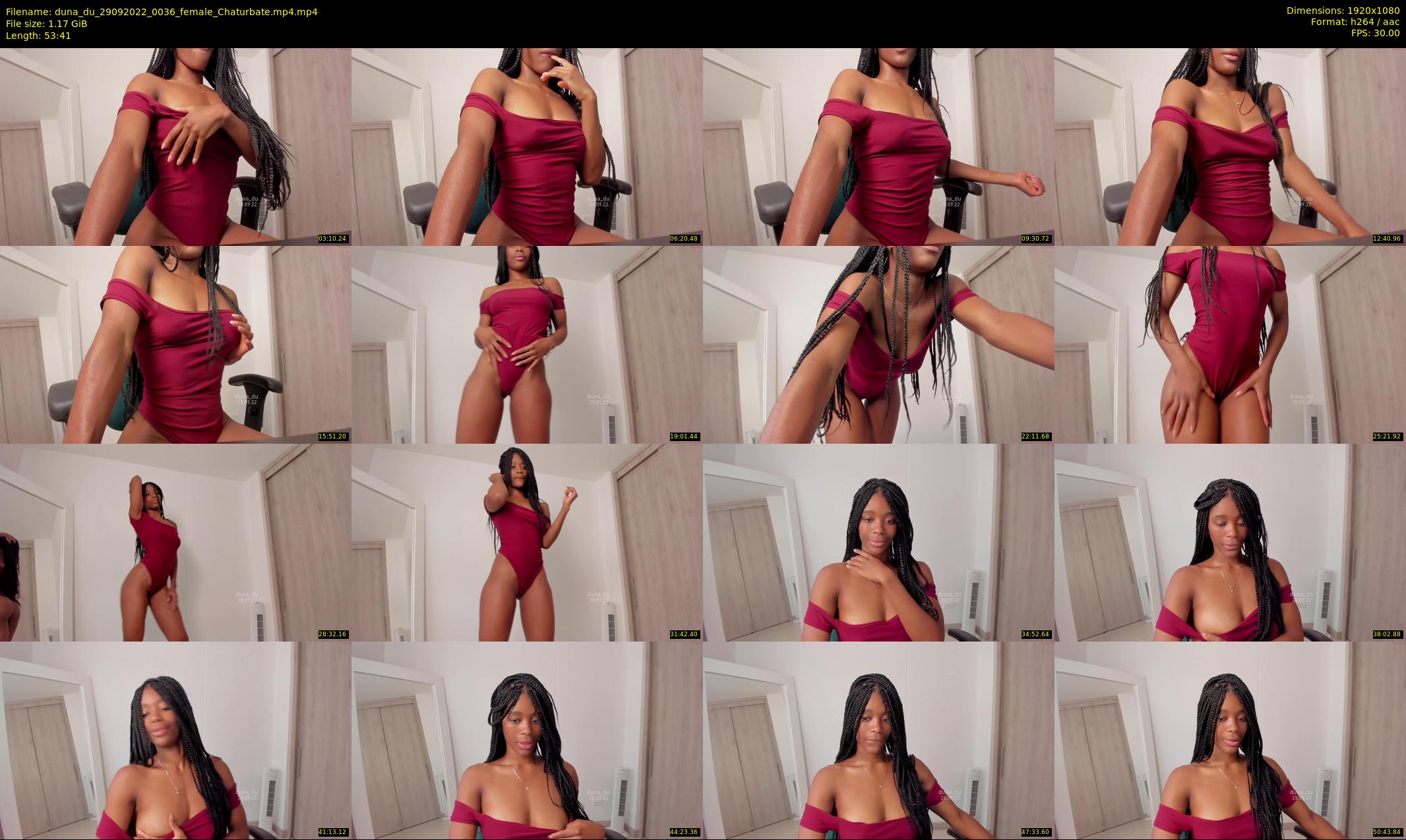duna_du — 54 minute Chaturbate female cam show recording, 1080p, Sep 29, 2022