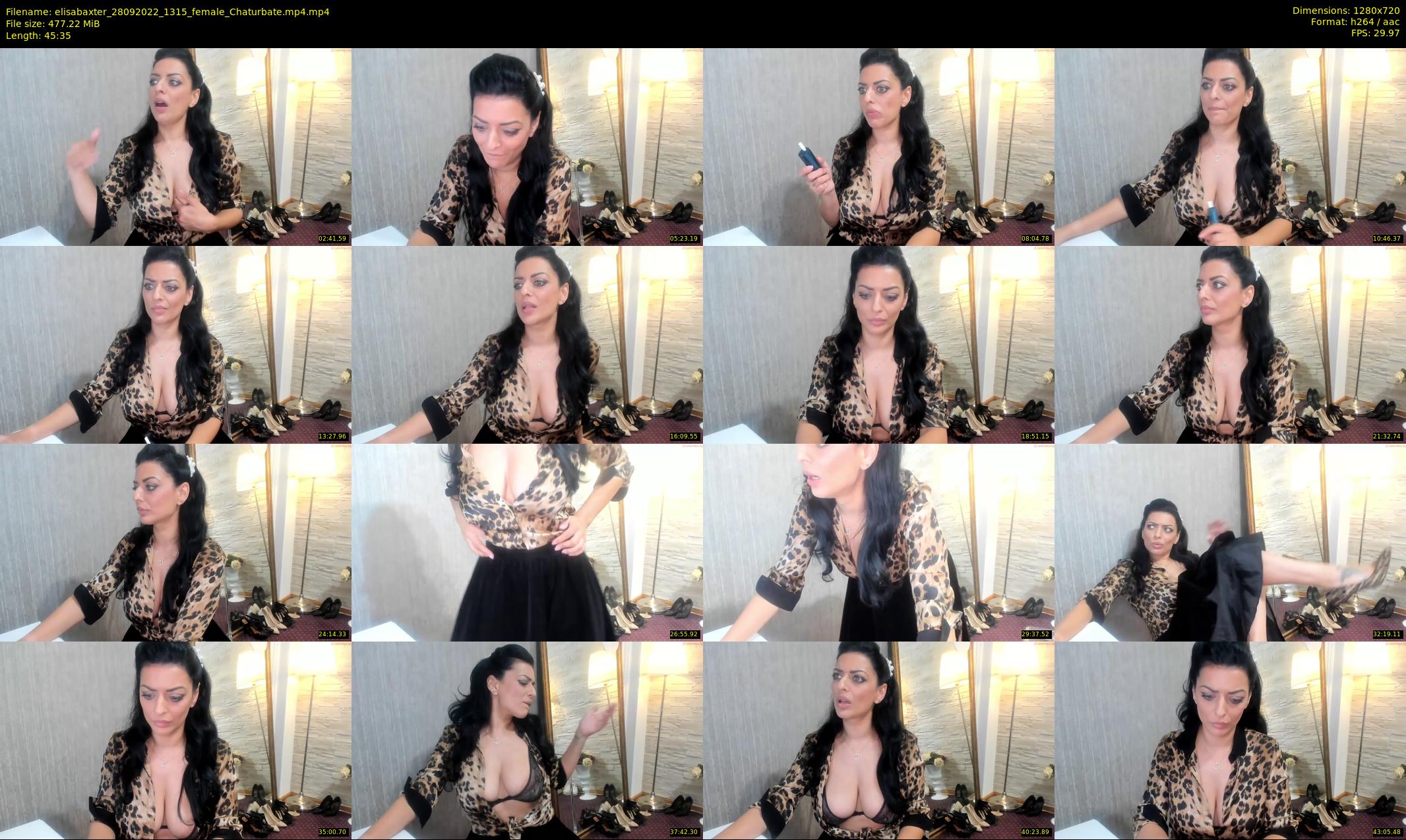 elisabaxter — 46 minute Chaturbate female cam show recording, 720p, Sep 28, 2022