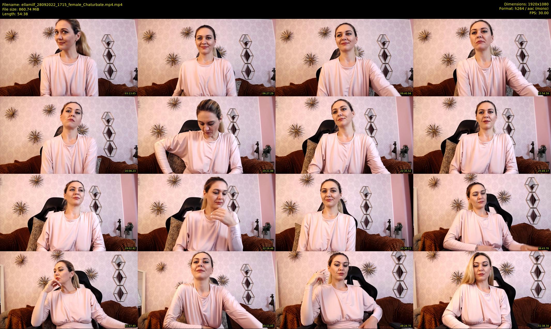 ellamilf — 55 minute Chaturbate female cam show recording, 1080p, Sep 28, 2022