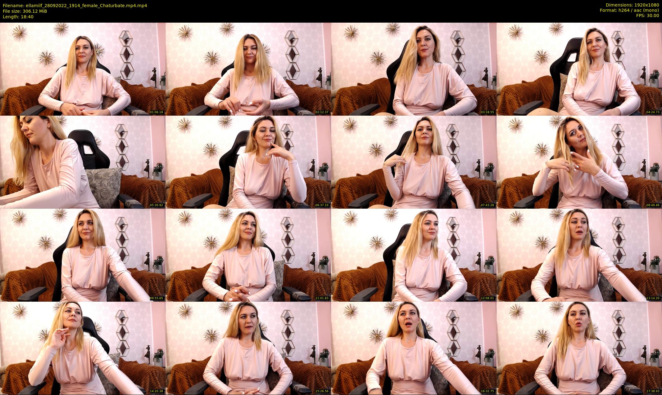 ellamilf — 19 minute Chaturbate female cam show recording, 1080p, Sep 28, 2022