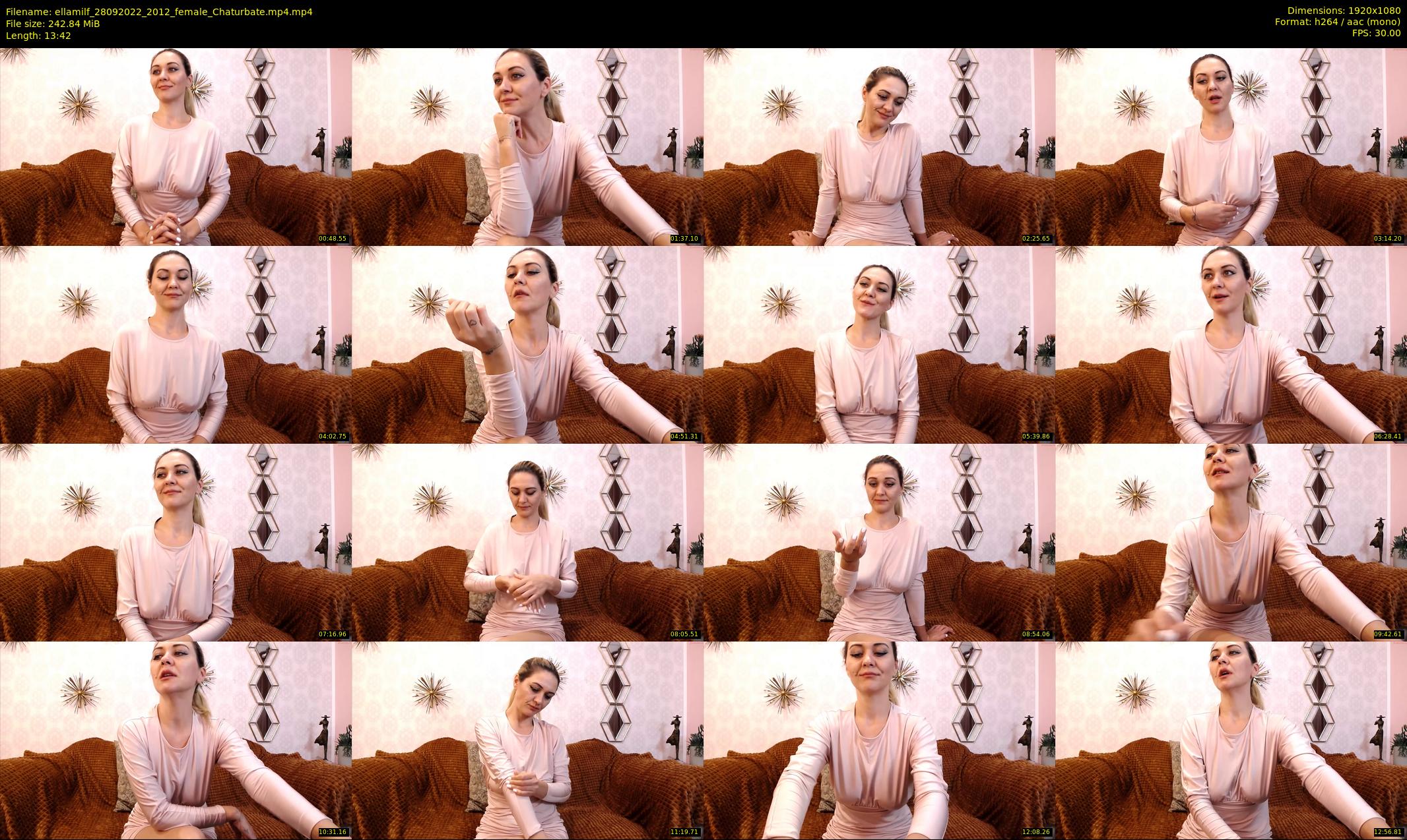 ellamilf — 14 minute Chaturbate female cam show recording, 1080p, Sep 28, 2022