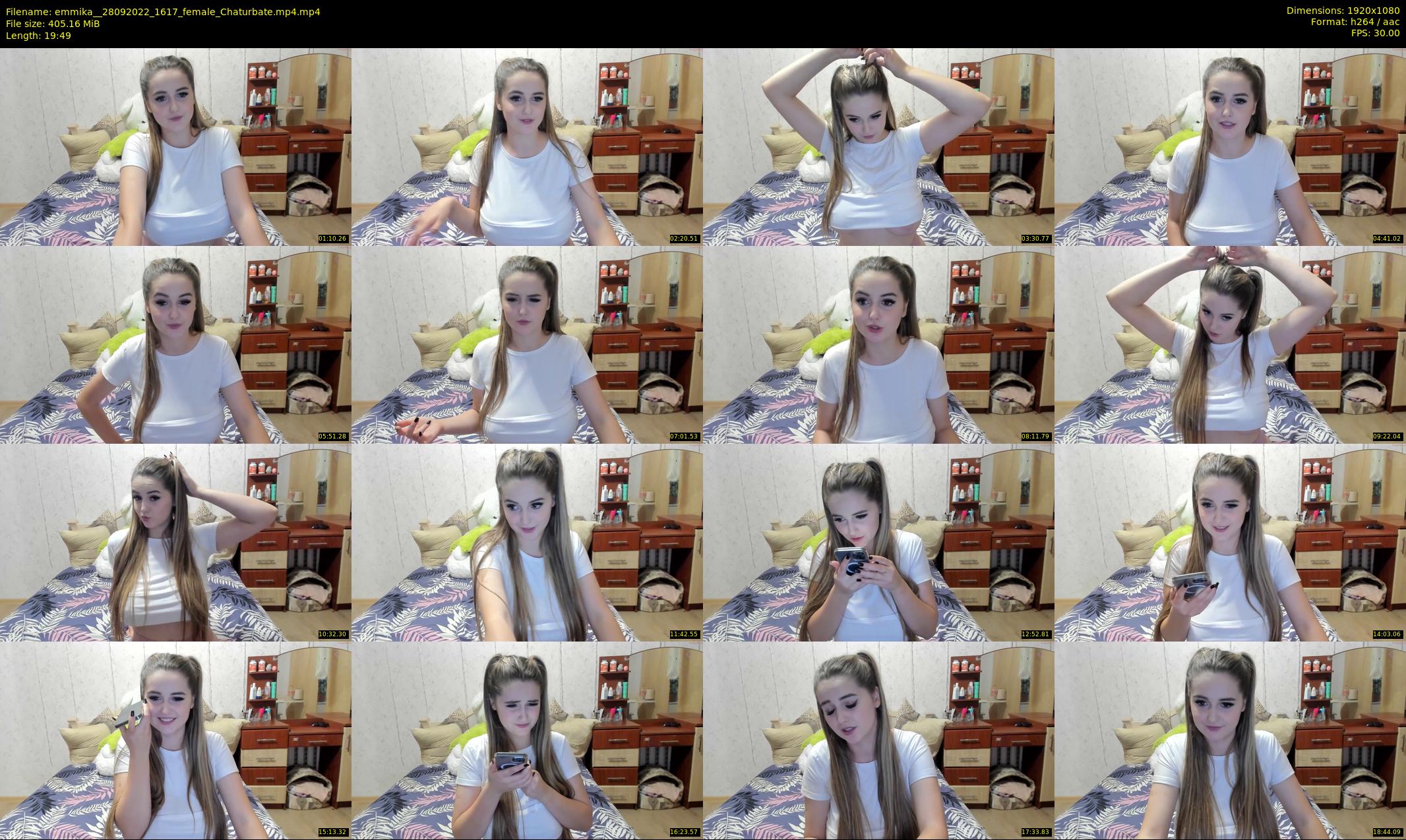 emmika_ — 20 minute Chaturbate female cam show recording, 1080p, Sep 28, 2022