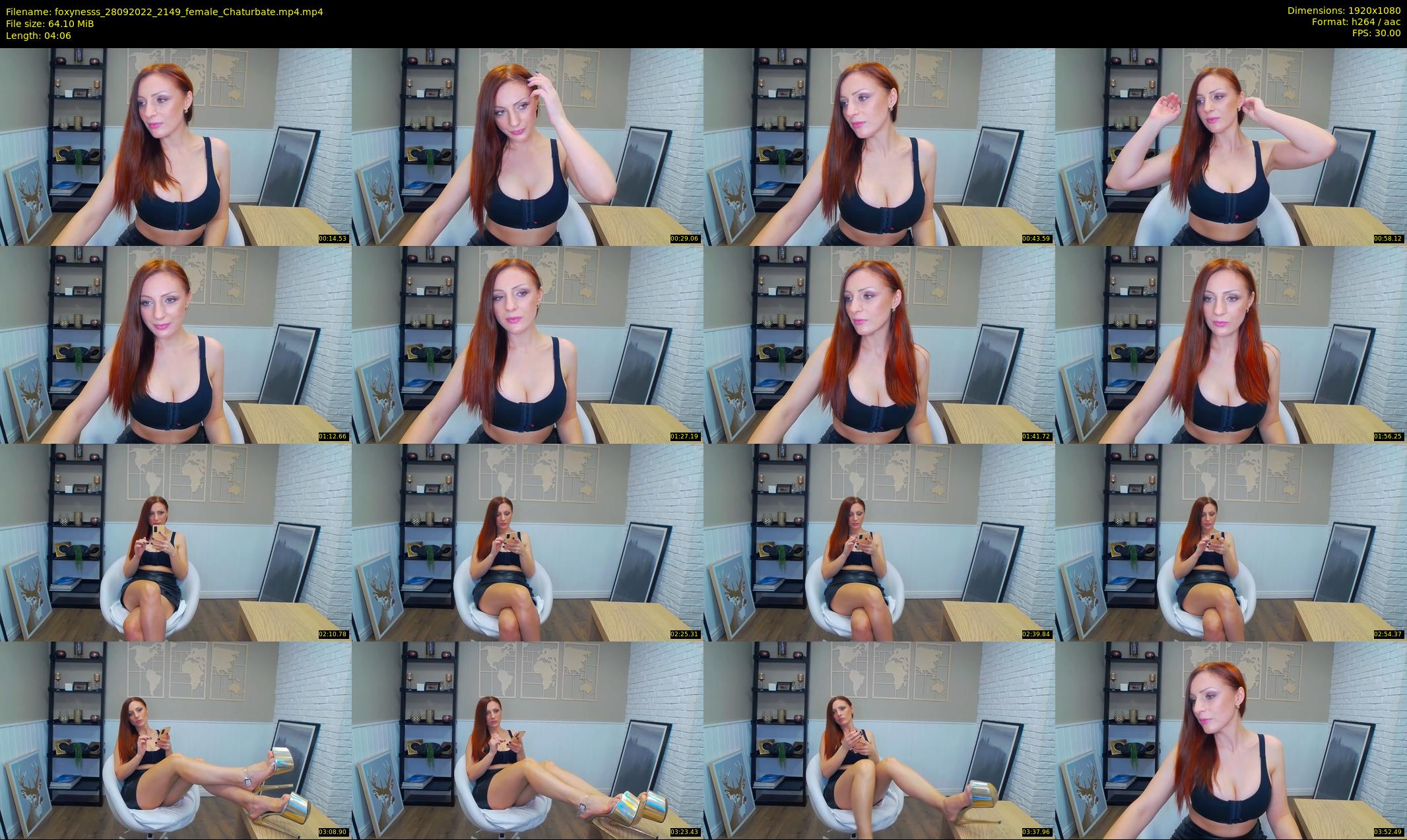 foxynesss — 5 minute Chaturbate female cam show recording, 1080p, Sep 28, 2022