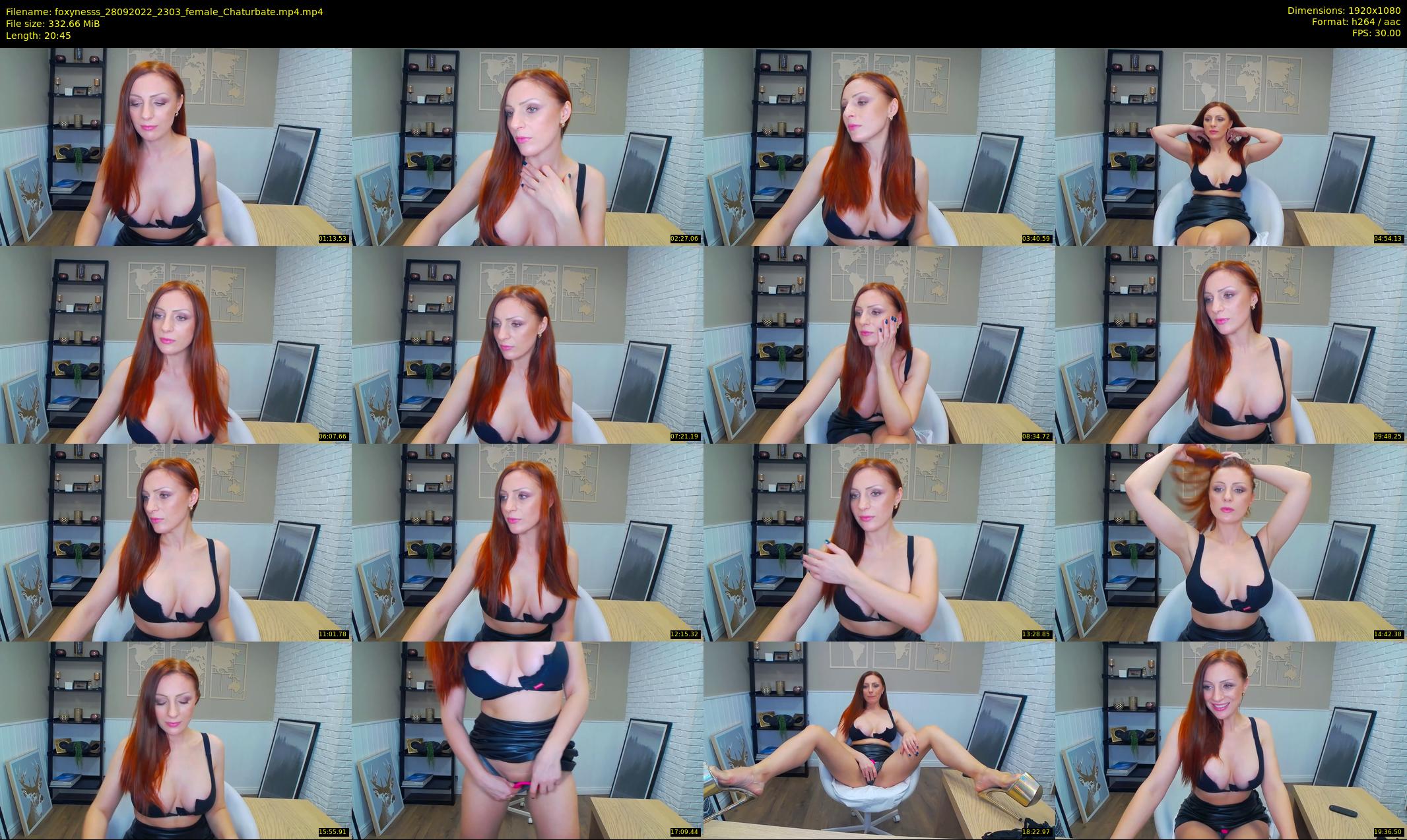 foxynesss — 21 minute Chaturbate female cam show recording, 1080p, Sep 28, 2022