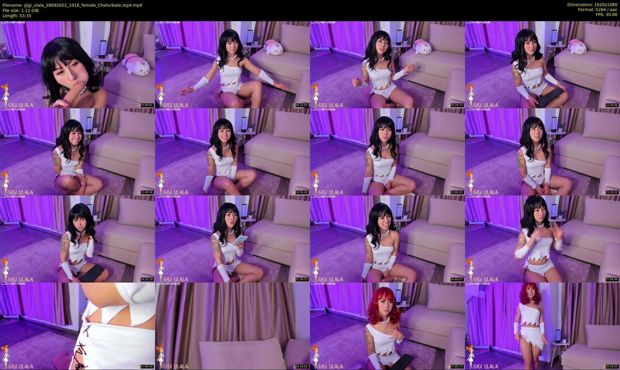 gigi_ulala — 54 minute Chaturbate female cam show recording, 1080p, Sep 28, 2022