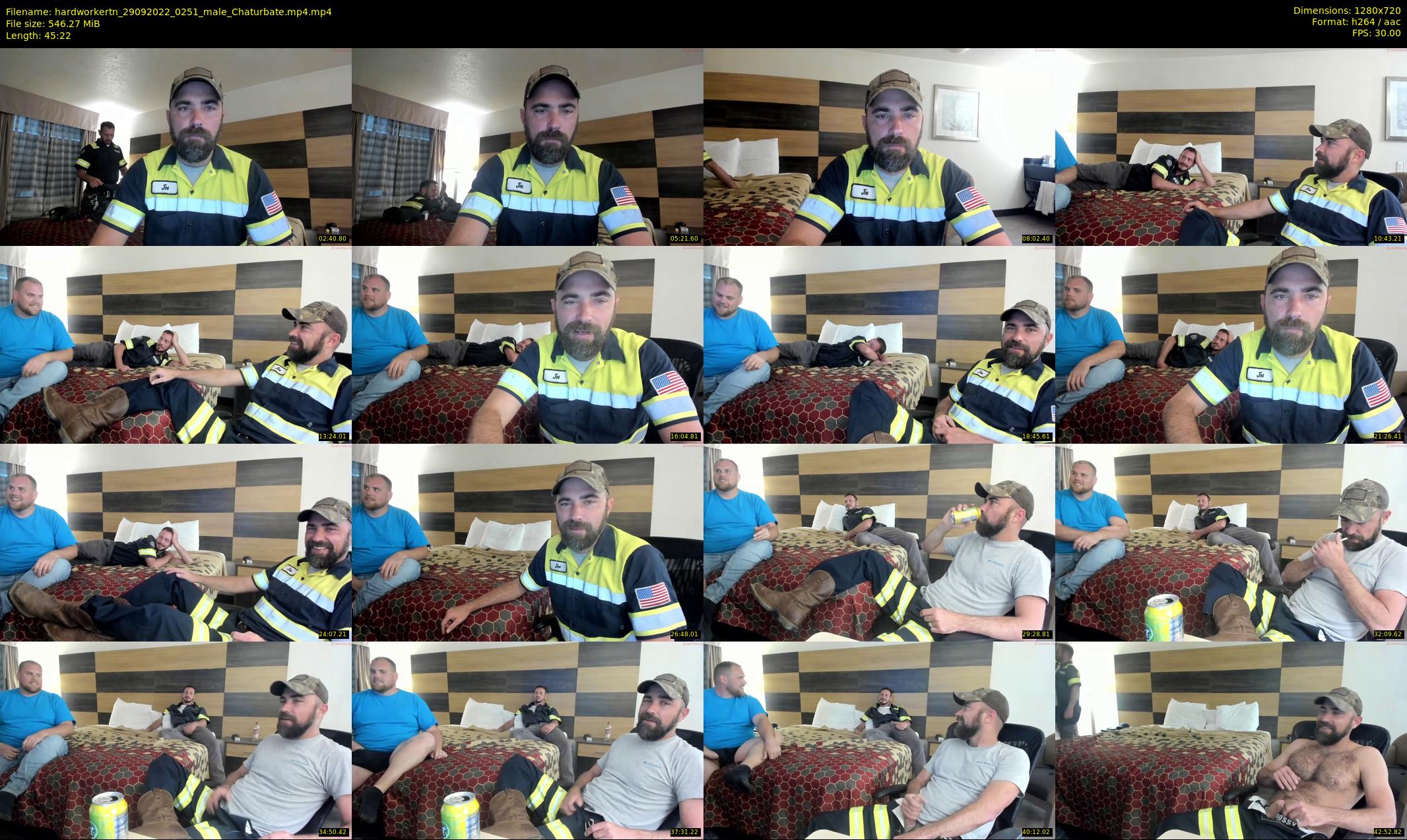 hardworkertn — 46 minute Chaturbate male cam show recording, 720p, Sep 29, 2022