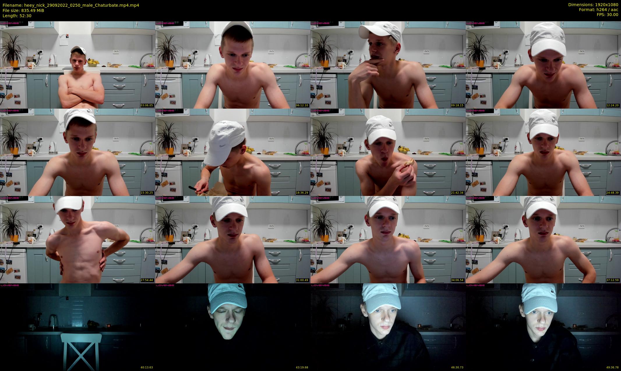 heey_nick — 53 minute Chaturbate male cam show recording, 1080p, Sep 29, 2022