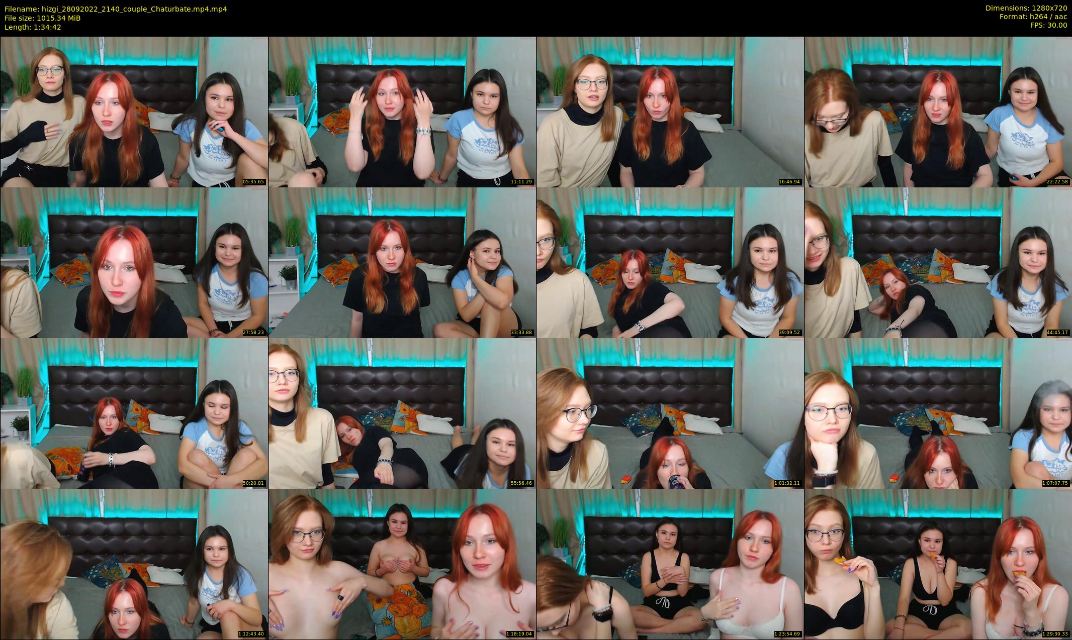 hizgi — 95 minute Chaturbate couple cam show recording, 720p, Sep 28, 2022