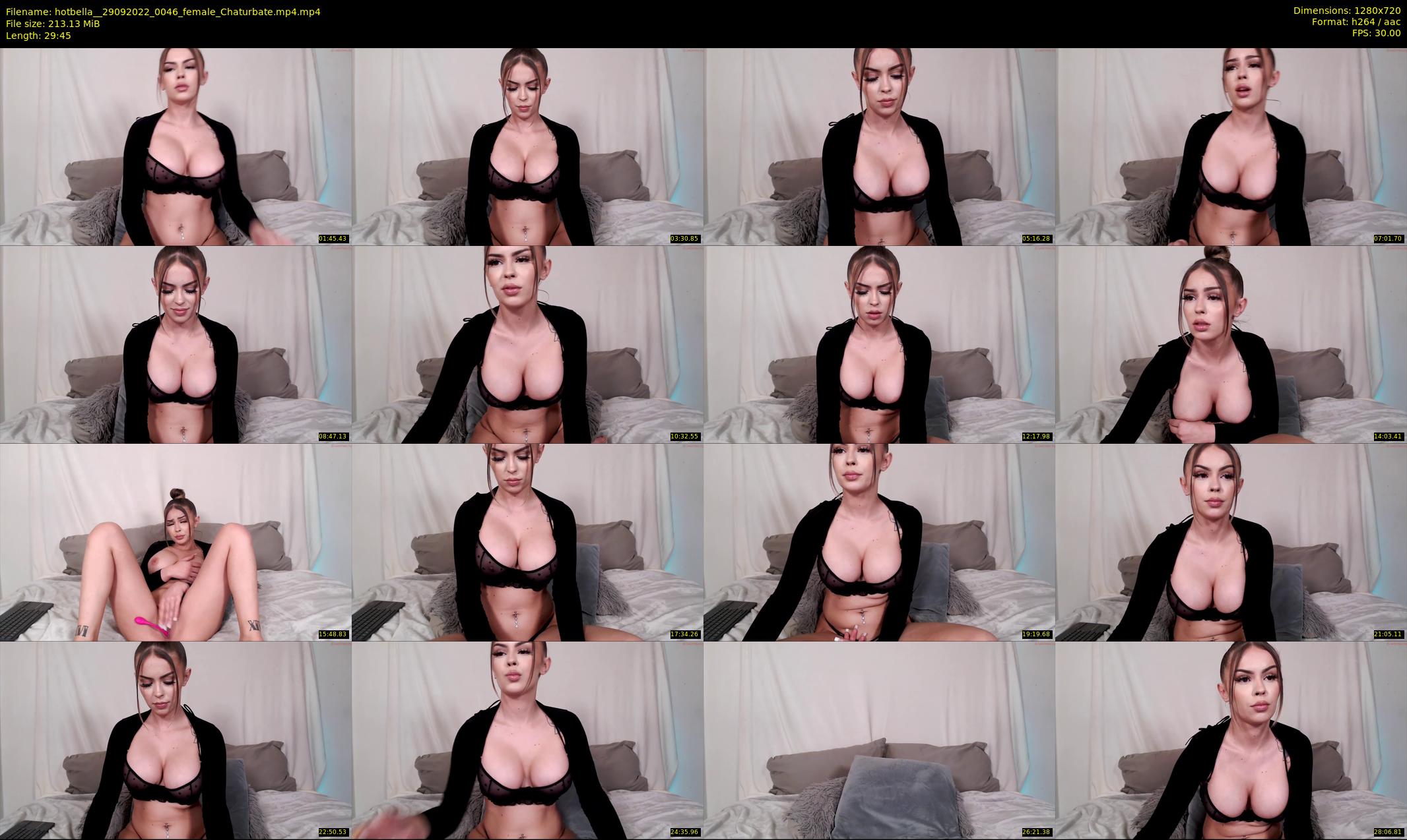 hotbella_ — 30 minute Chaturbate female cam show recording, 720p, Sep 29, 2022