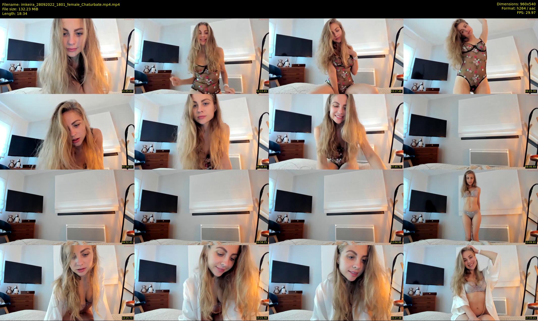 imkeira — 19 minute Chaturbate female cam show recording, 480p, Sep 28, 2022