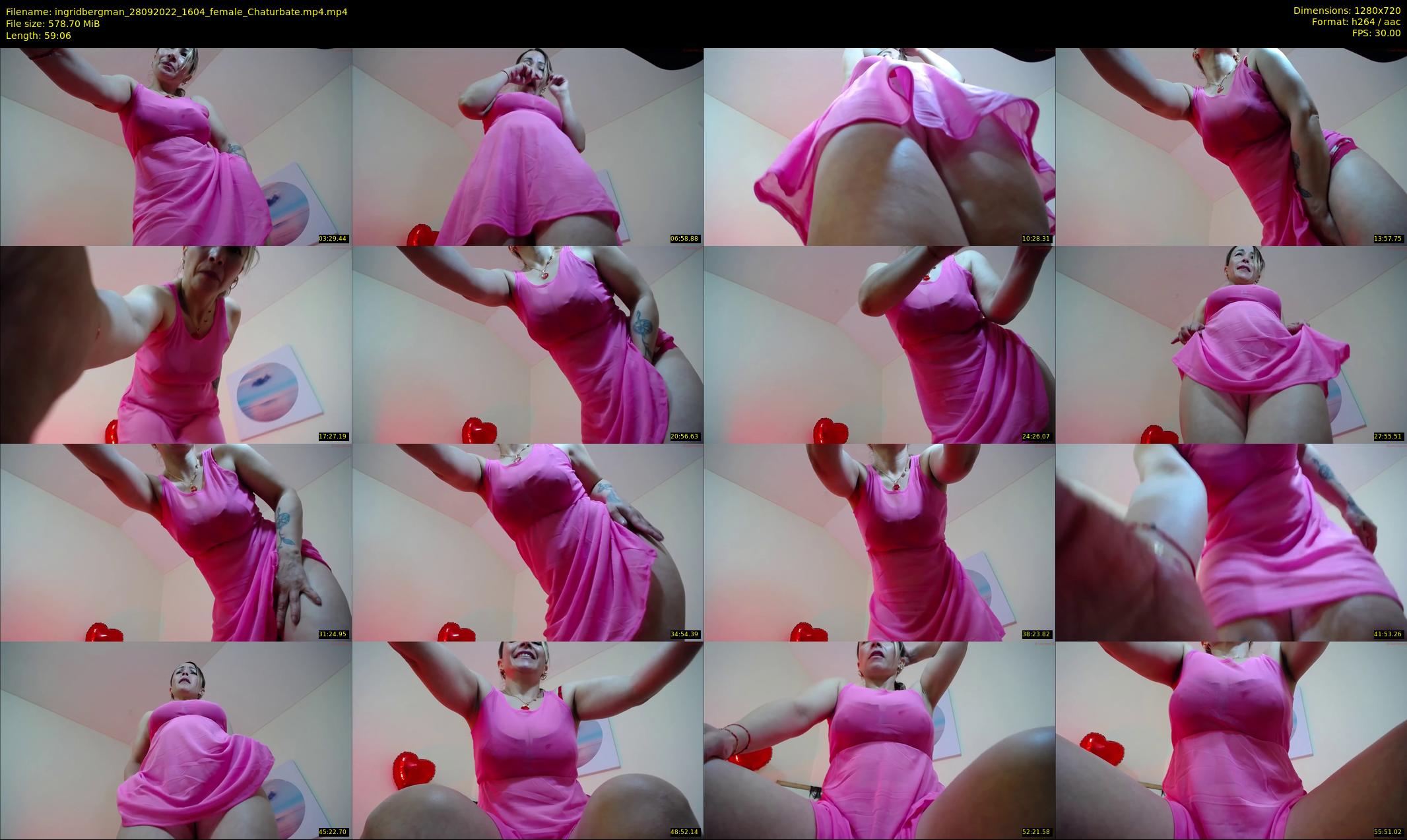 ingridbergman — 60 minute Chaturbate female cam show recording, 720p, Sep 28, 2022