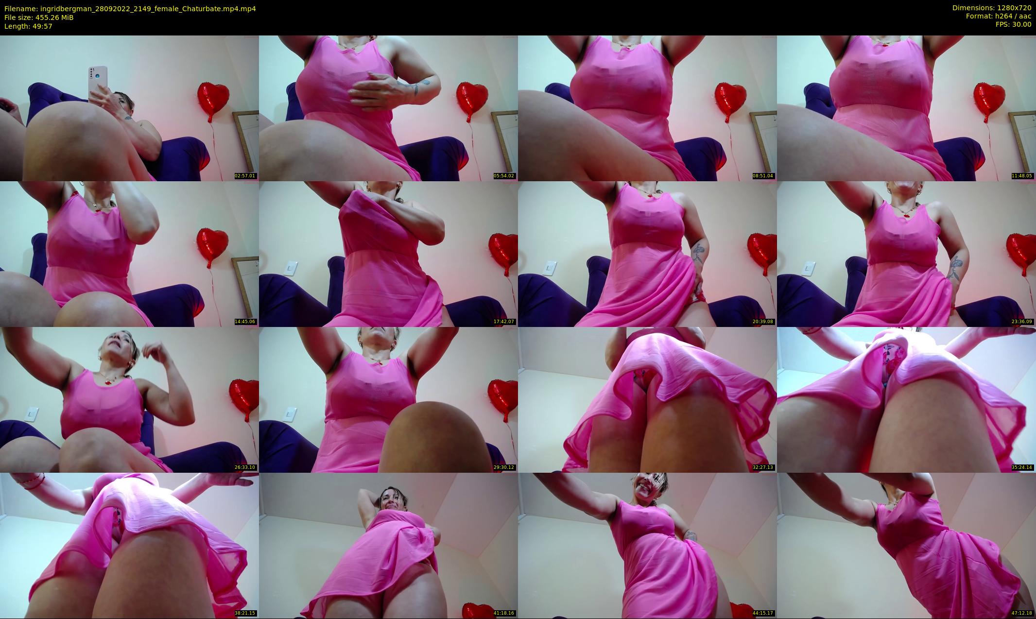 ingridbergman — 50 minute Chaturbate female cam show recording, 720p, Sep 28, 2022