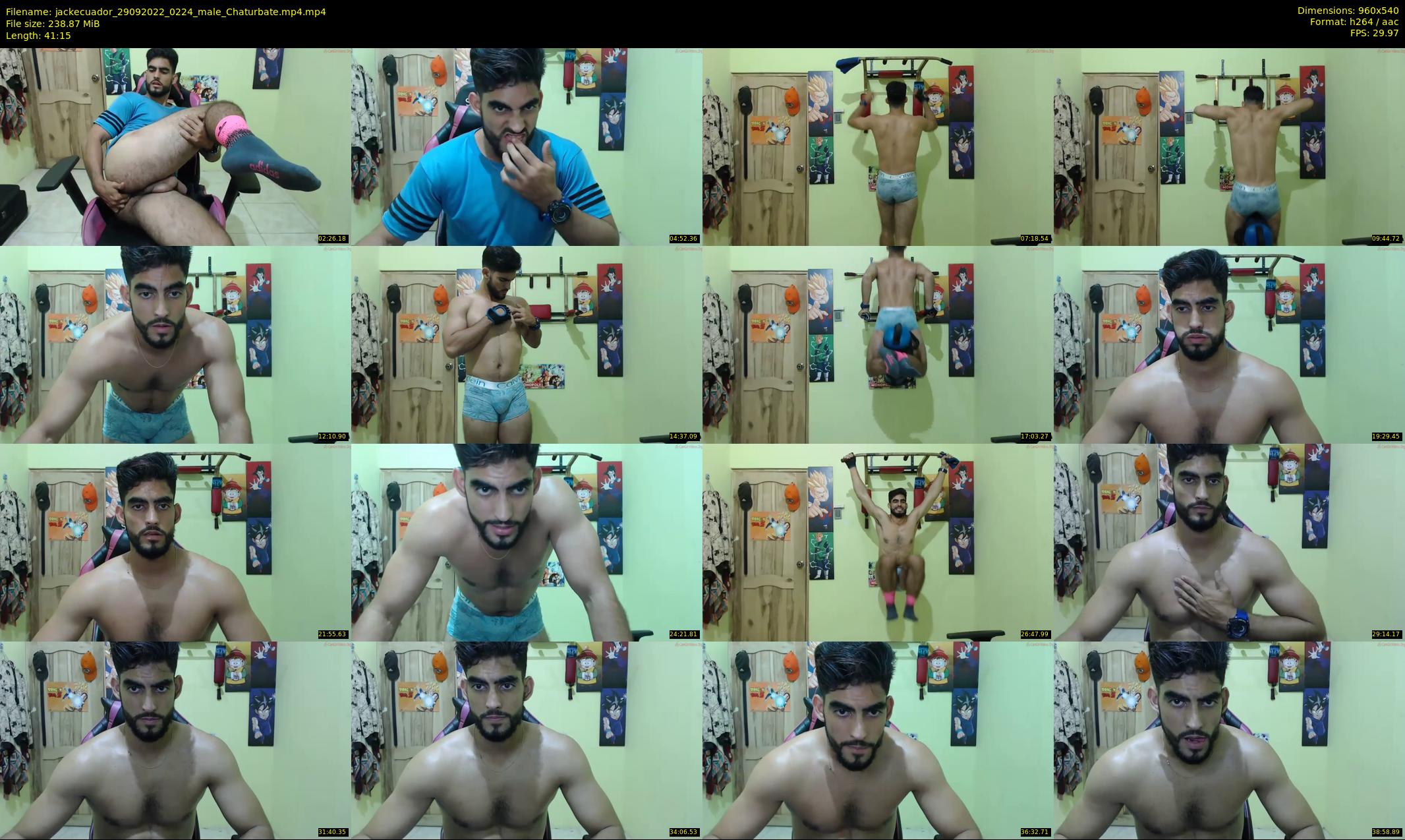 jackecuador — 42 minute Chaturbate male cam show recording, 480p, Sep 29, 2022