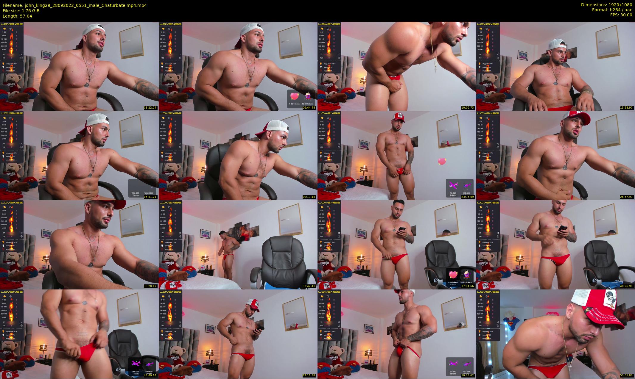 john_king29 — 58 minute Chaturbate male cam show recording, 1080p, Sep 28, 2022