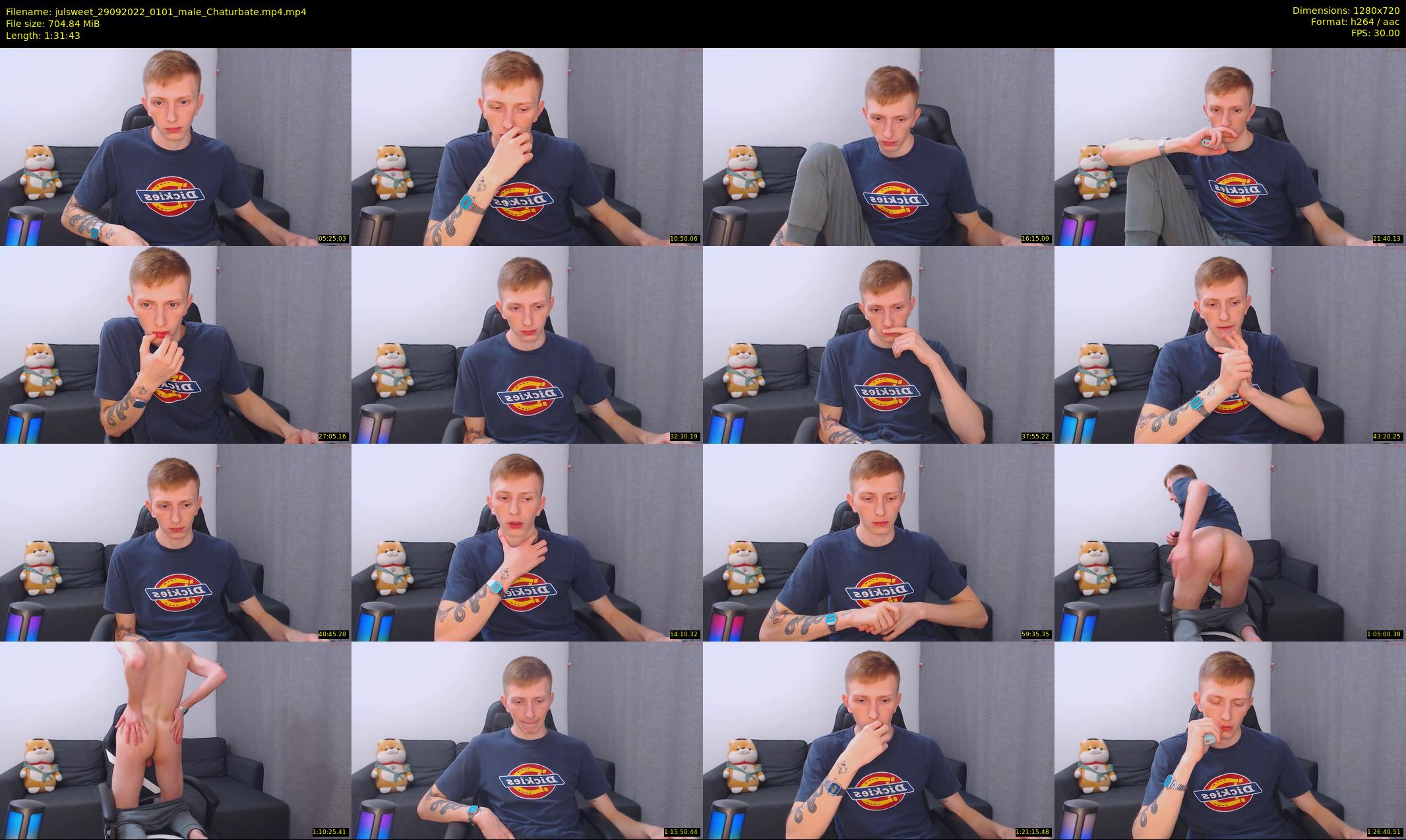 julsweet — 92 minute Chaturbate male cam show recording, 720p, Sep 29, 2022