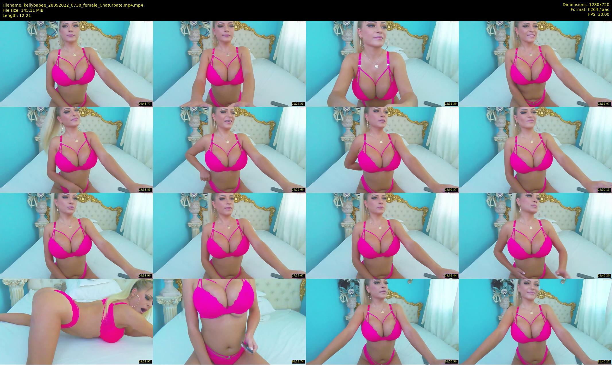kellybabee — 13 minute Chaturbate female cam show recording, 720p, Sep 28, 2022