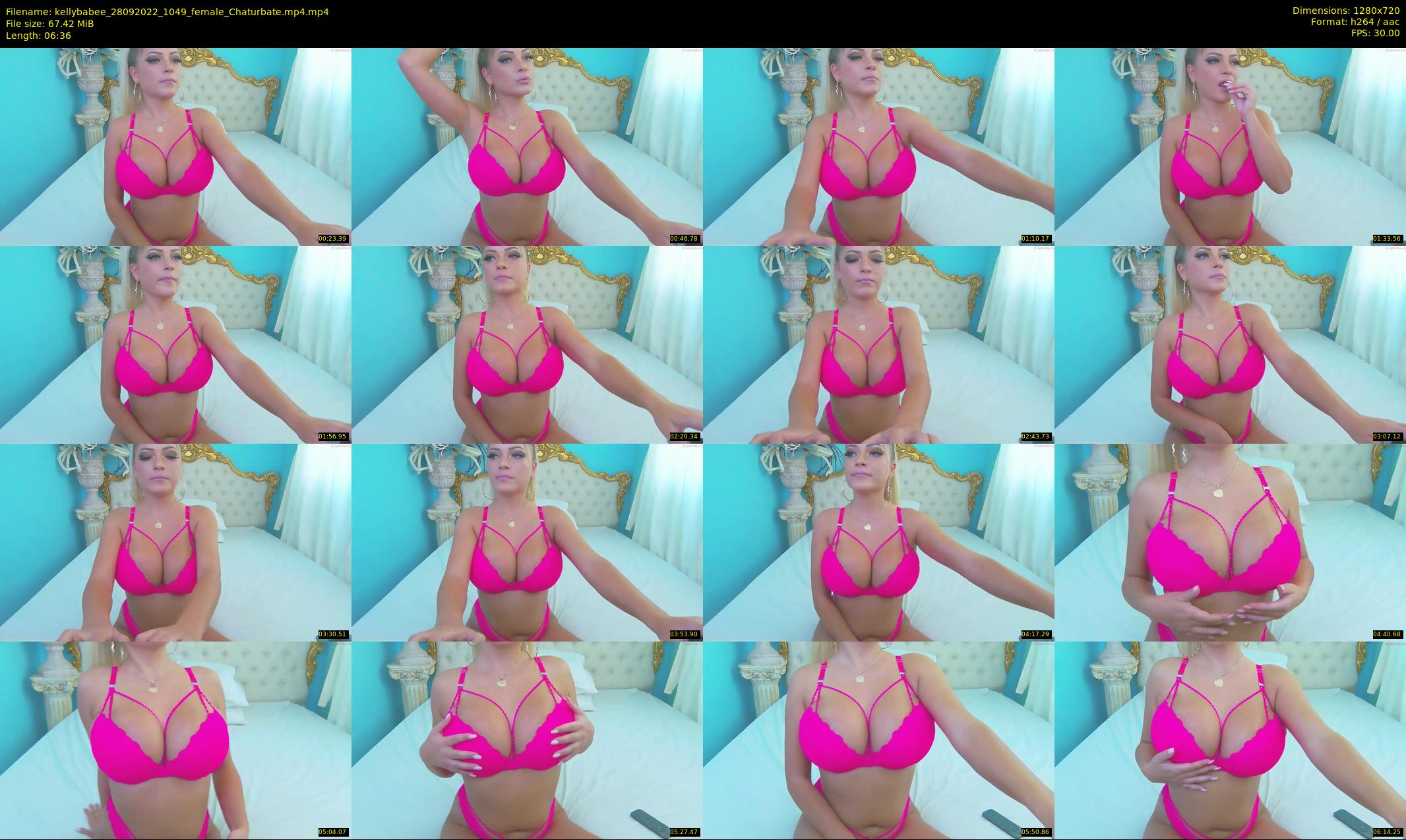 kellybabee — 7 minute Chaturbate female cam show recording, 720p, Sep 28, 2022