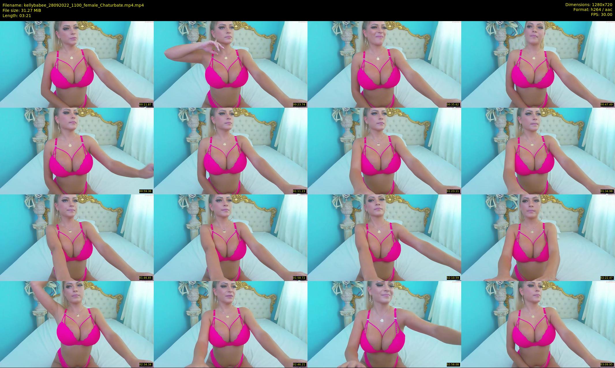 kellybabee — 4 minute Chaturbate female cam show recording, 720p, Sep 28, 2022
