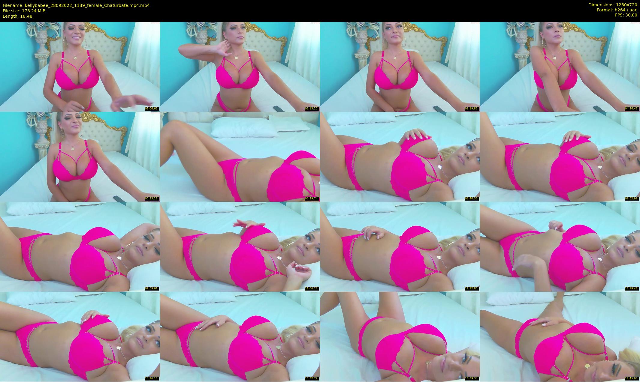 kellybabee — 19 minute Chaturbate female cam show recording, 720p, Sep 28, 2022