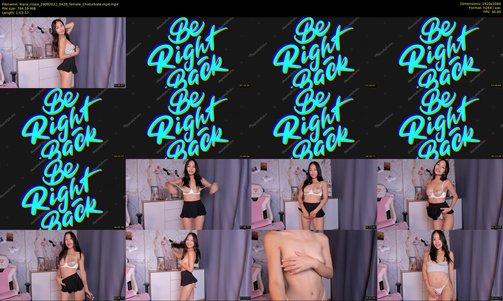 kiara_roses — 64 minute Chaturbate female cam show recording, 1080p, Sep 29, 2022