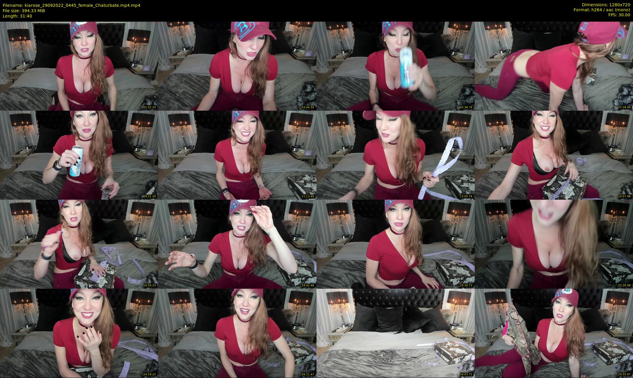 kiarose — 32 minute Chaturbate female cam show recording, 720p, Sep 29, 2022