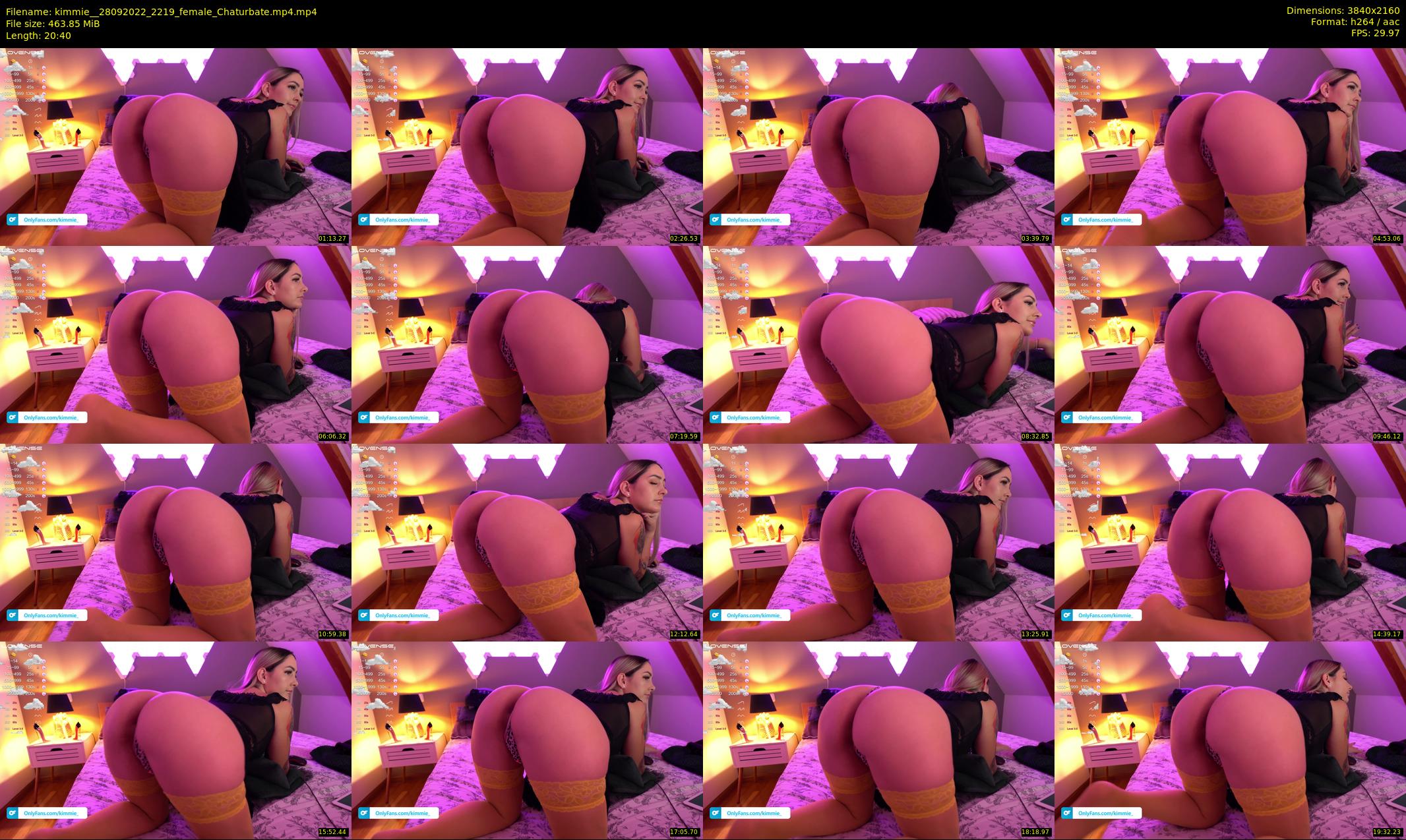 kimmie_ — 21 minute Chaturbate female cam show recording, 4K, Sep 28, 2022