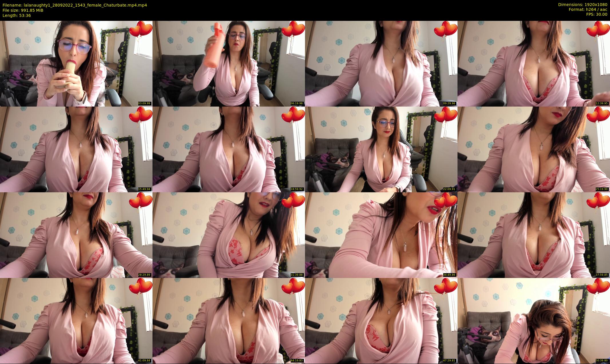 lalanaughty1 — 54 minute Chaturbate female cam show recording, 1080p, Sep 28, 2022