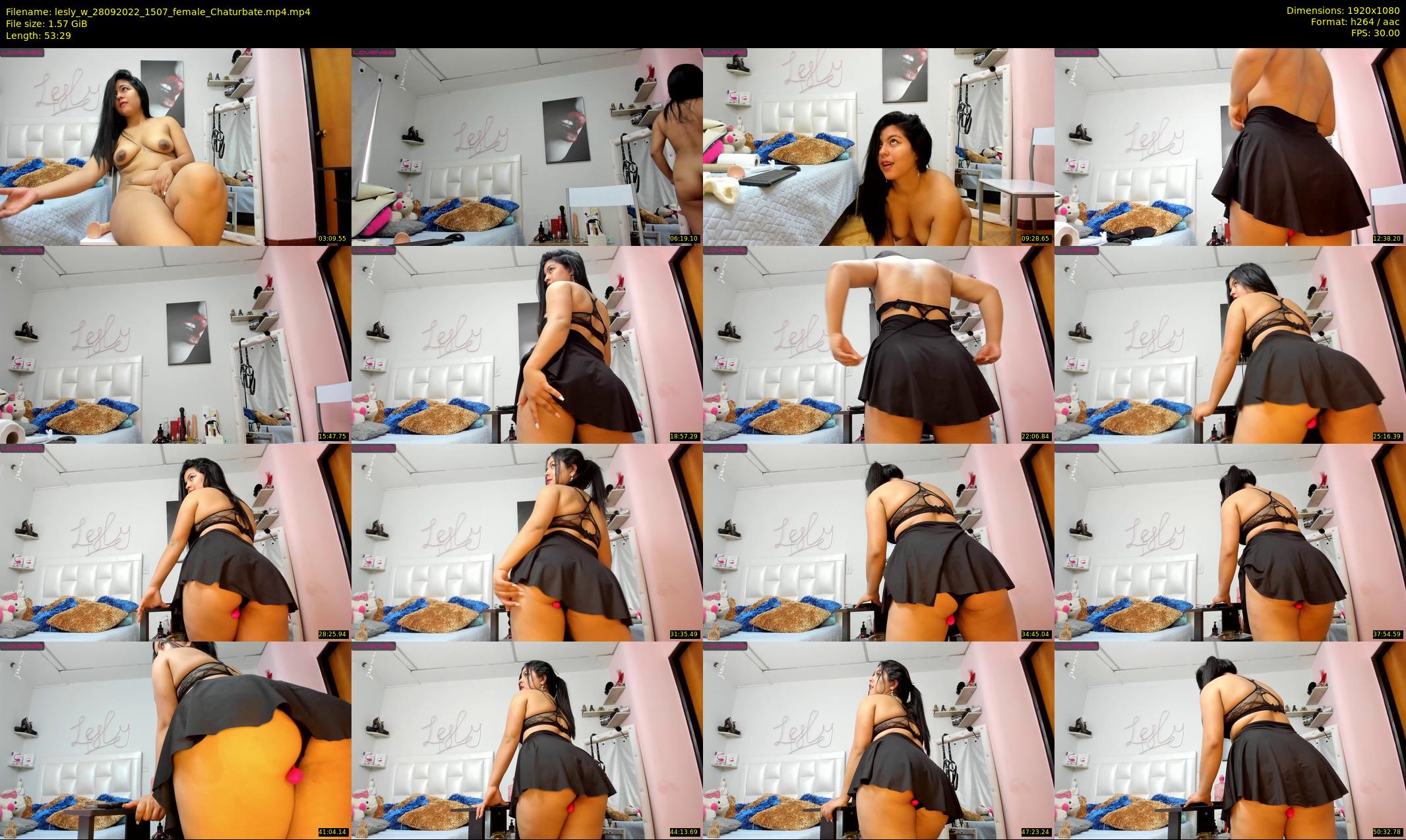 lesly_w — 54 minute Chaturbate female cam show recording, 1080p, Sep 28, 2022