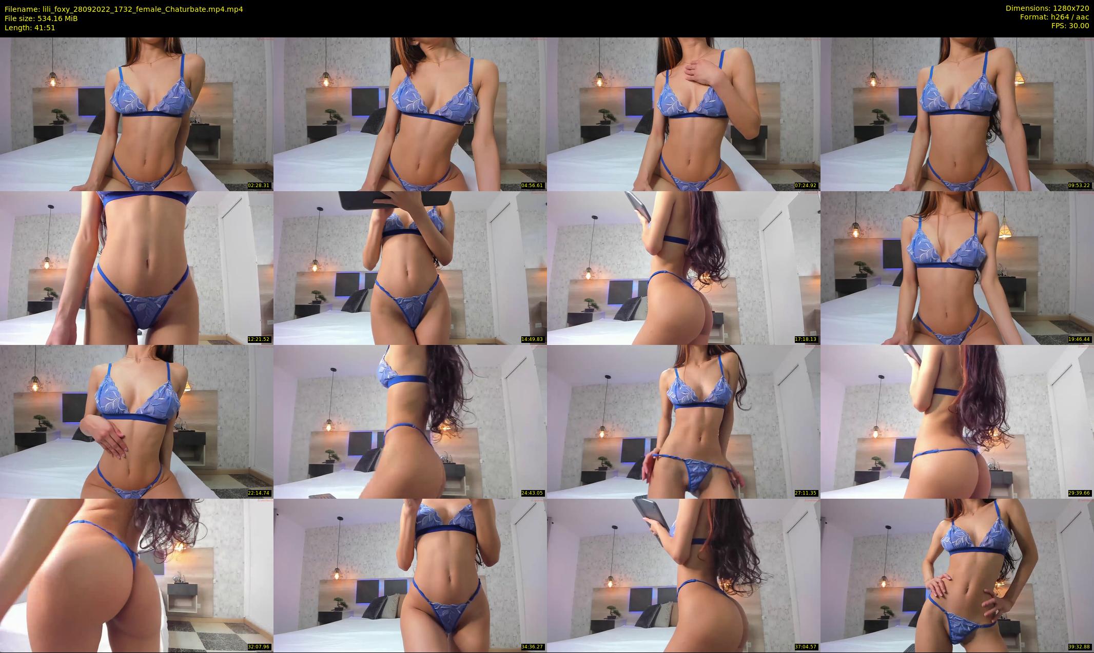 lili_foxy — 42 minute Chaturbate female cam show recording, 720p, Sep 28, 2022