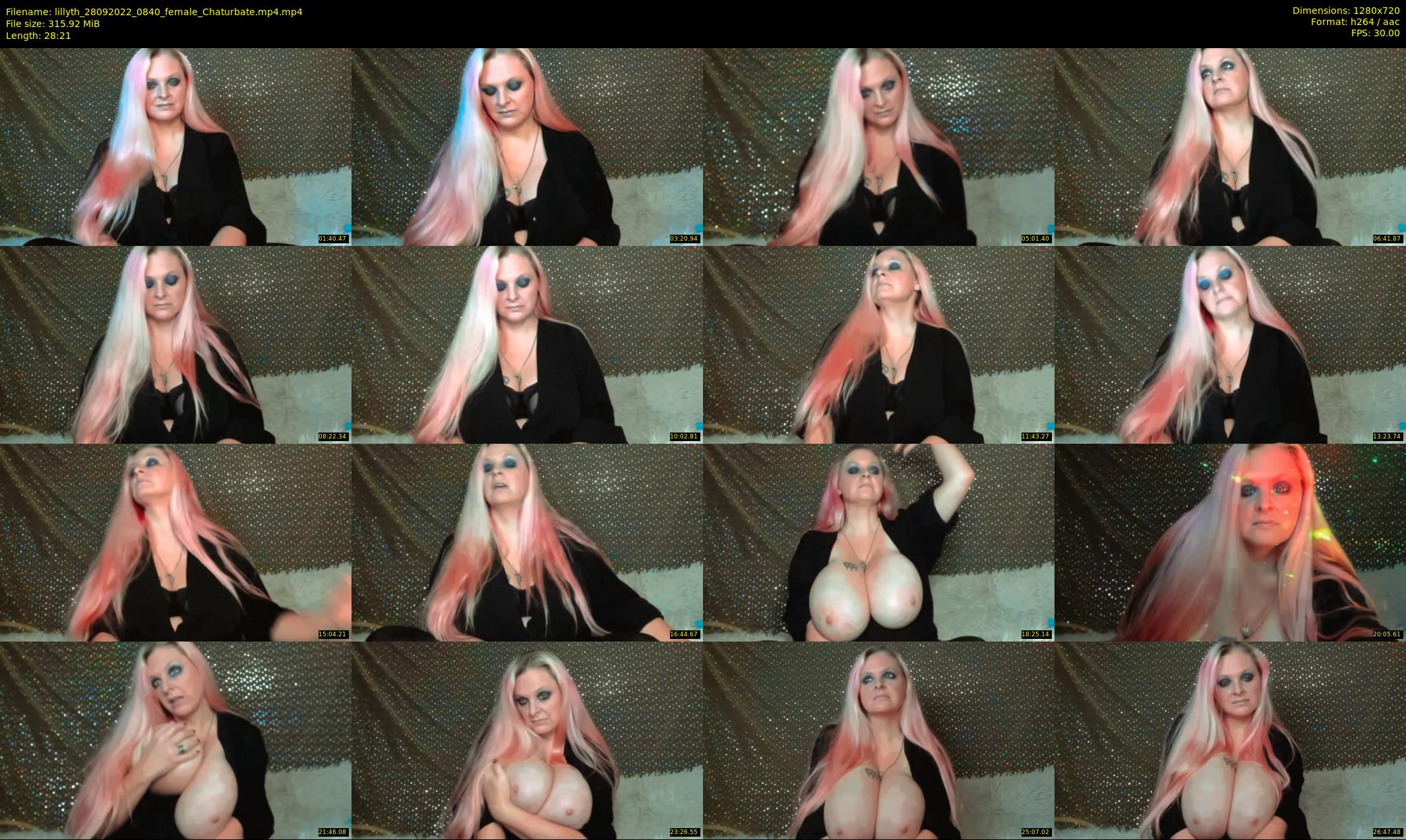 lillyth — 29 minute Chaturbate female cam show recording, 720p, Sep 28, 2022