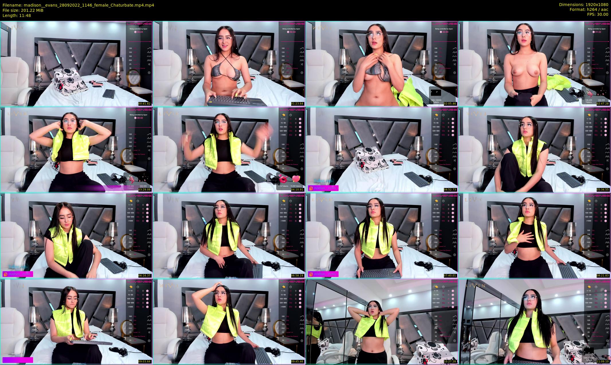 madison__evans — 12 minute Chaturbate female cam show recording, 1080p, Sep 28, 2022