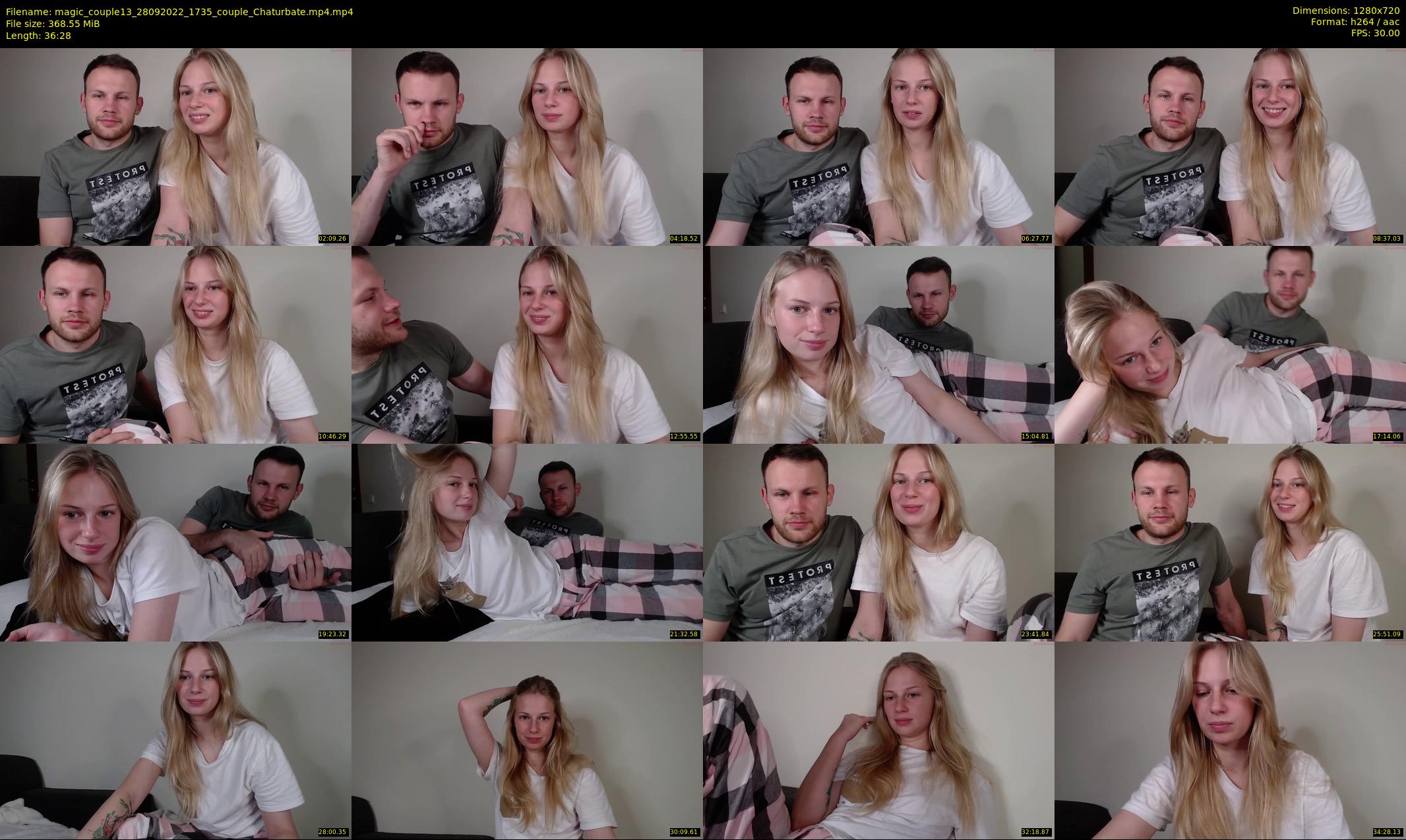 magic_couple13 — 37 minute Chaturbate couple cam show recording, 720p, Sep 28, 2022