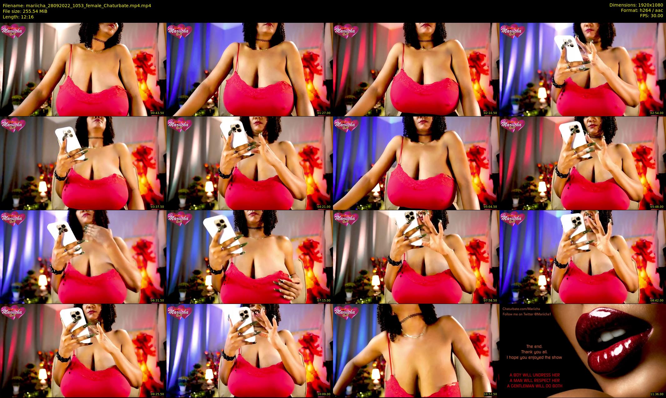mariicha — 13 minute Chaturbate female cam show recording, 1080p, Sep 28, 2022
