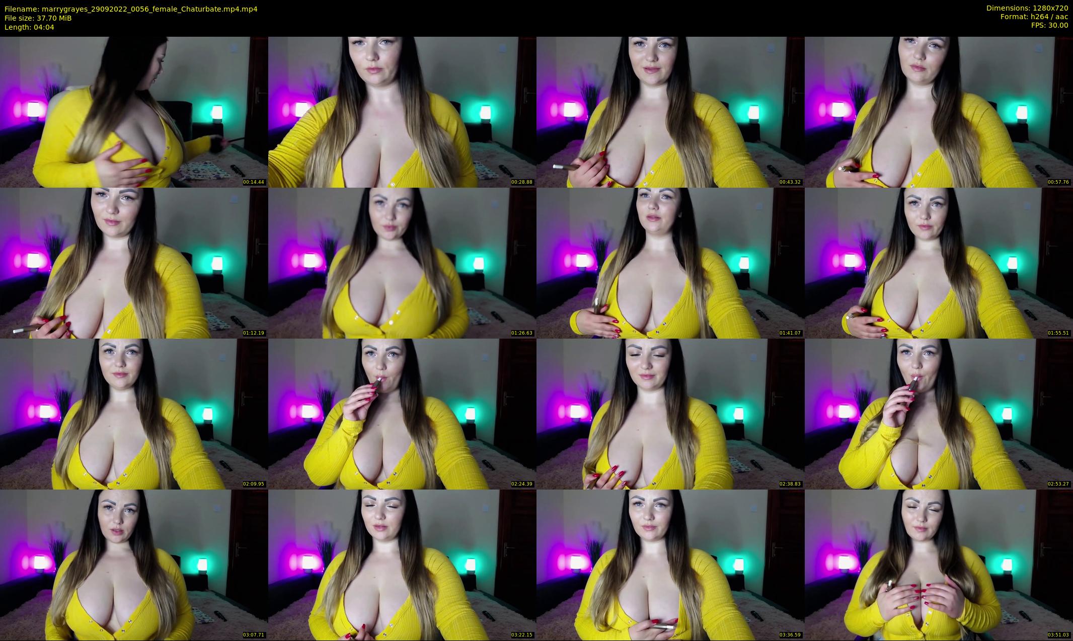 marrygrayes — 5 minute Chaturbate female cam show recording, 720p, Sep 29, 2022