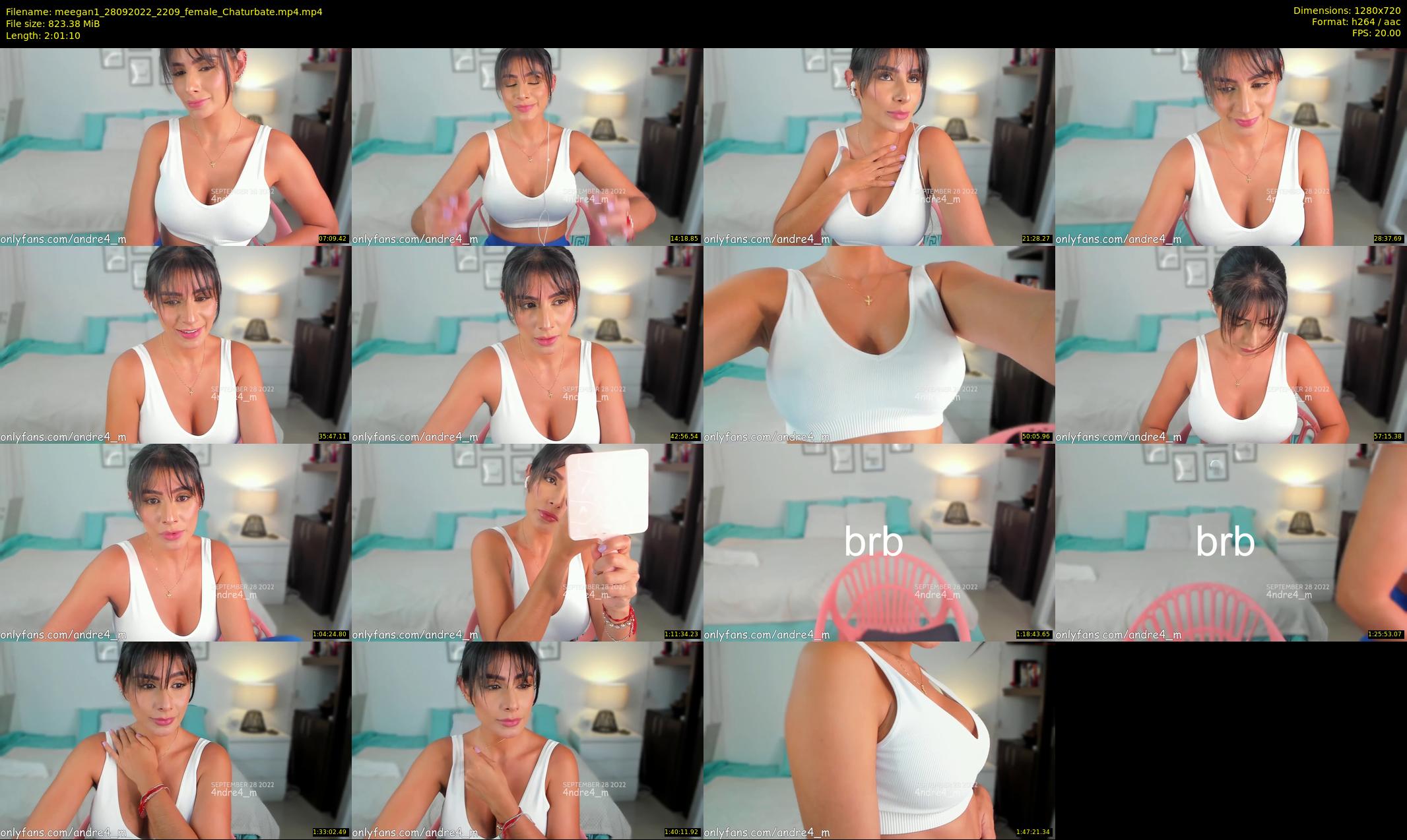 meegan1 — 122 minute Chaturbate female cam show recording, 720p, Sep 28, 2022