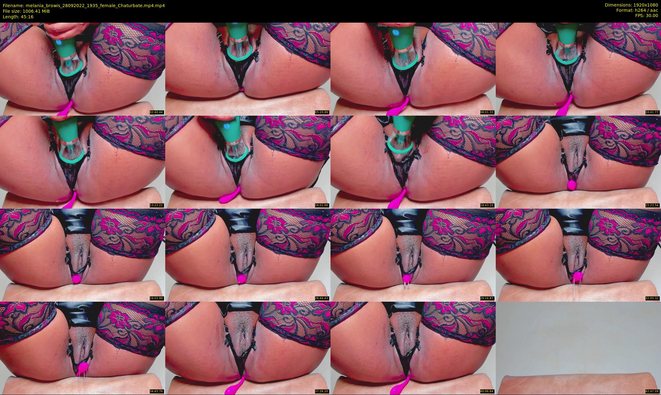 melania_browis — 46 minute Chaturbate female cam show recording, 1080p, Sep 28, 2022
