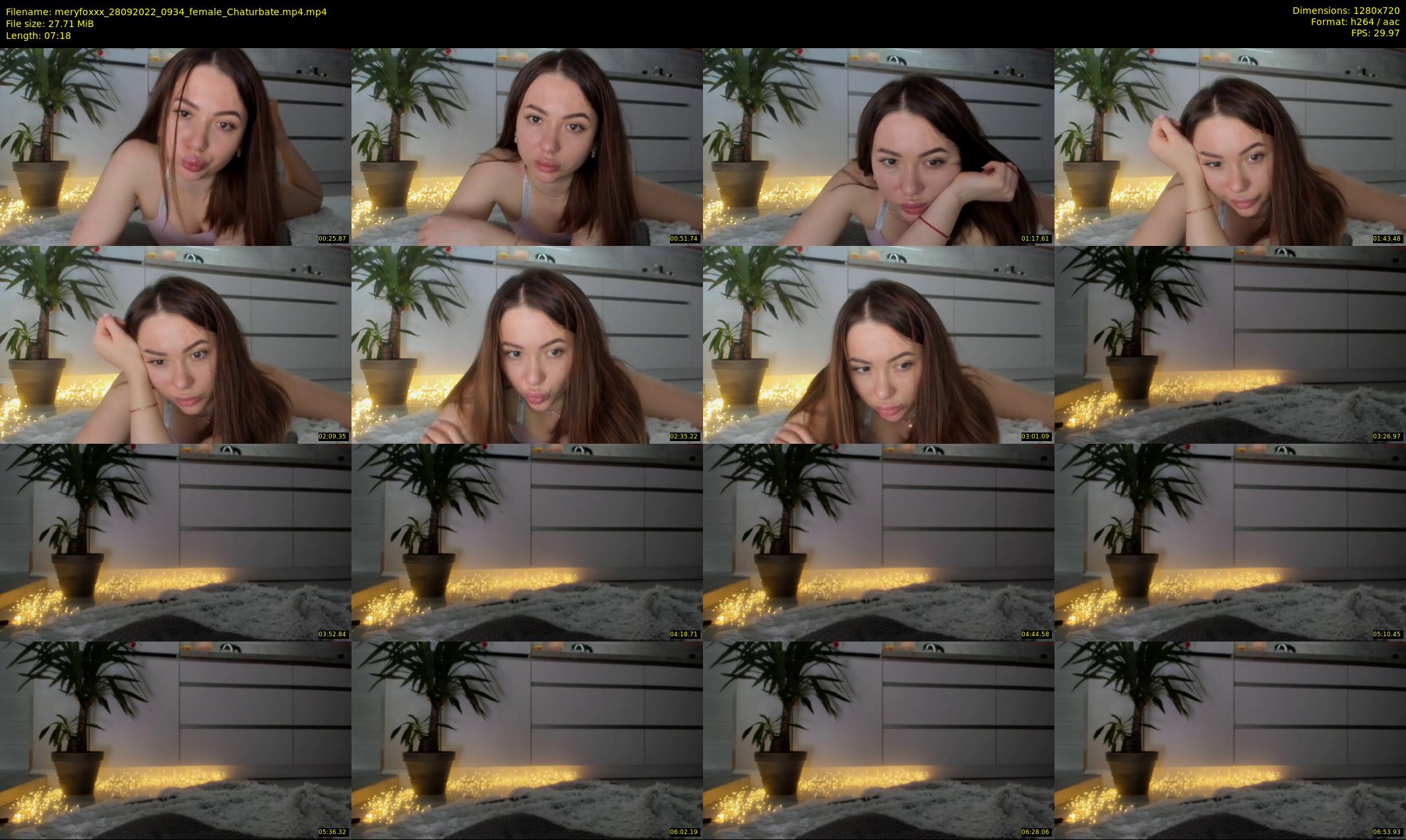 meryfoxxx — 8 minute Chaturbate female cam show recording, 720p, Sep 28, 2022