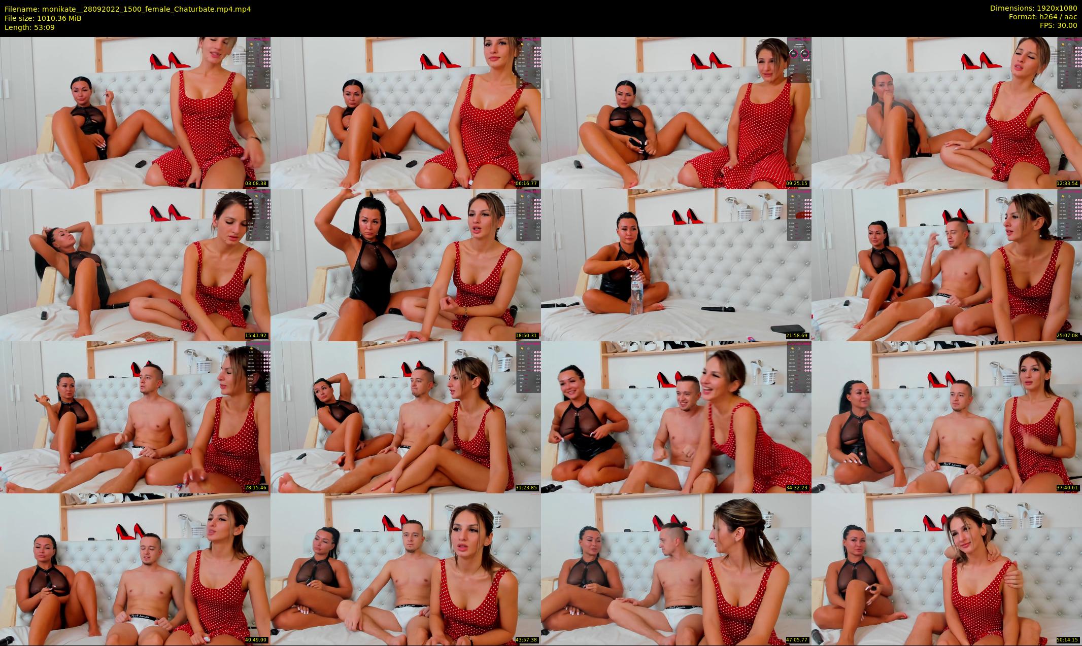 monikate_ — 54 minute Chaturbate couple cam show recording, 1080p, Sep 28, 2022