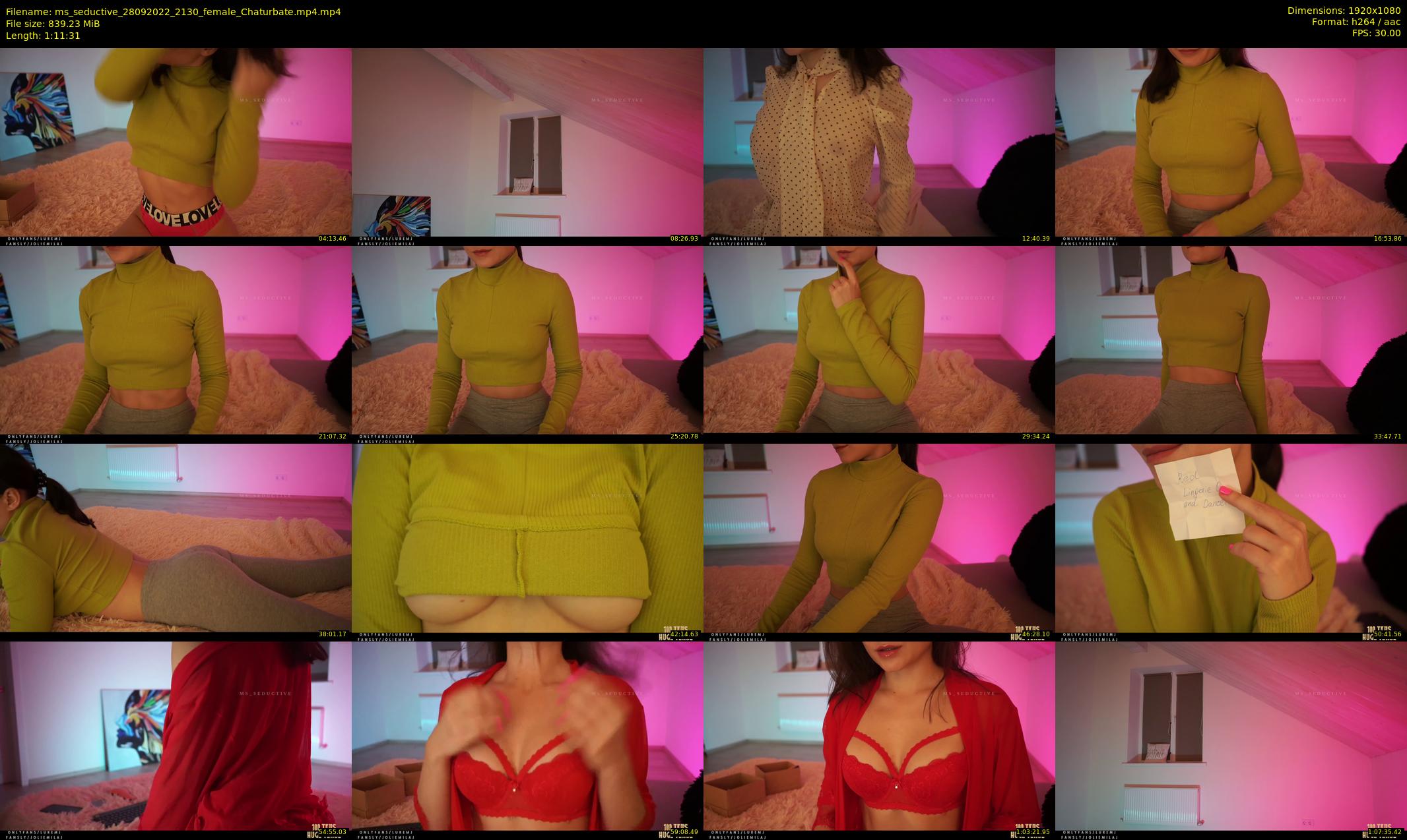 ms_seductive — 72 minute Chaturbate female cam show recording, 1080p, Sep 28, 2022