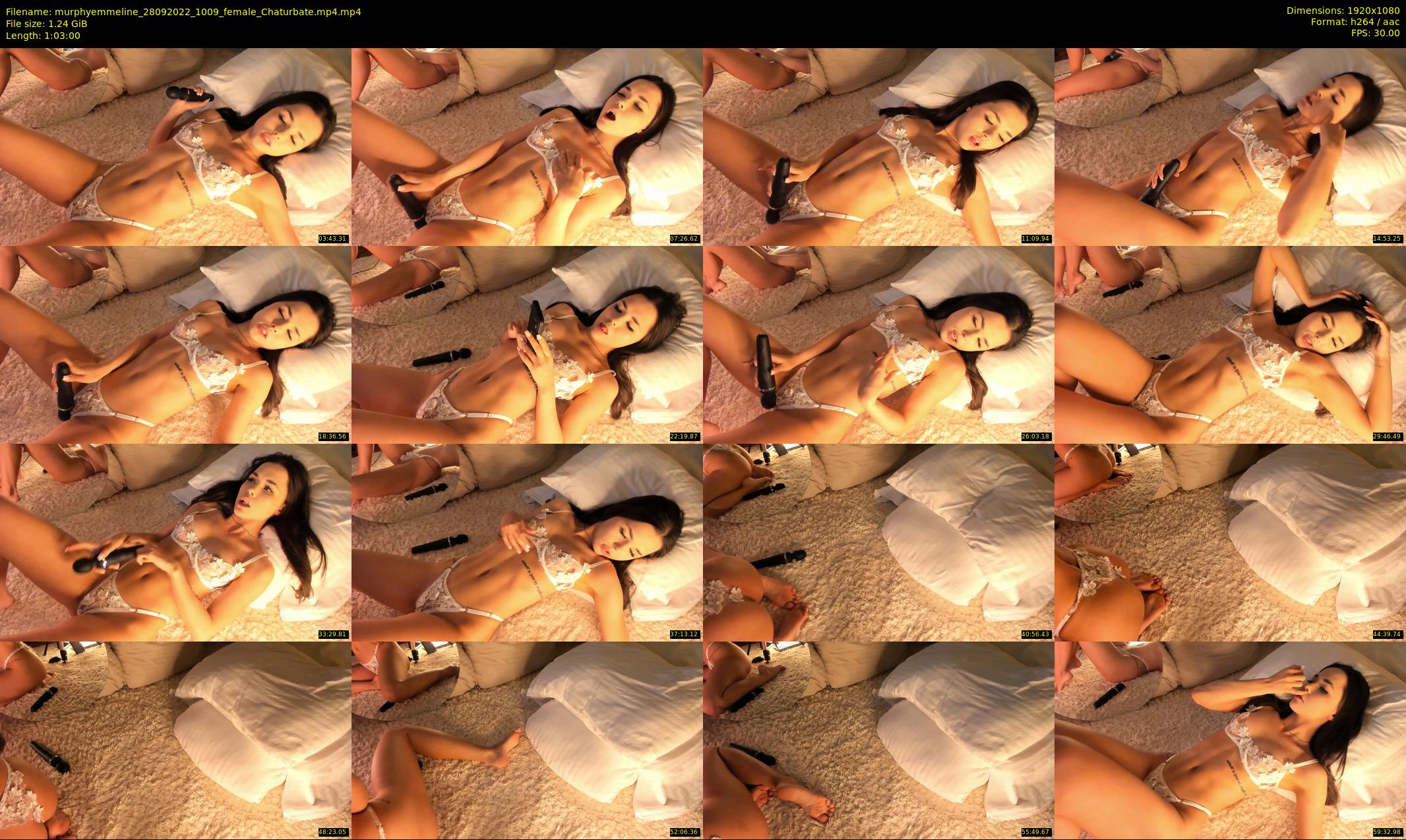 murphyemmeline — 63 minute Chaturbate female cam show recording, 1080p, Sep 28, 2022