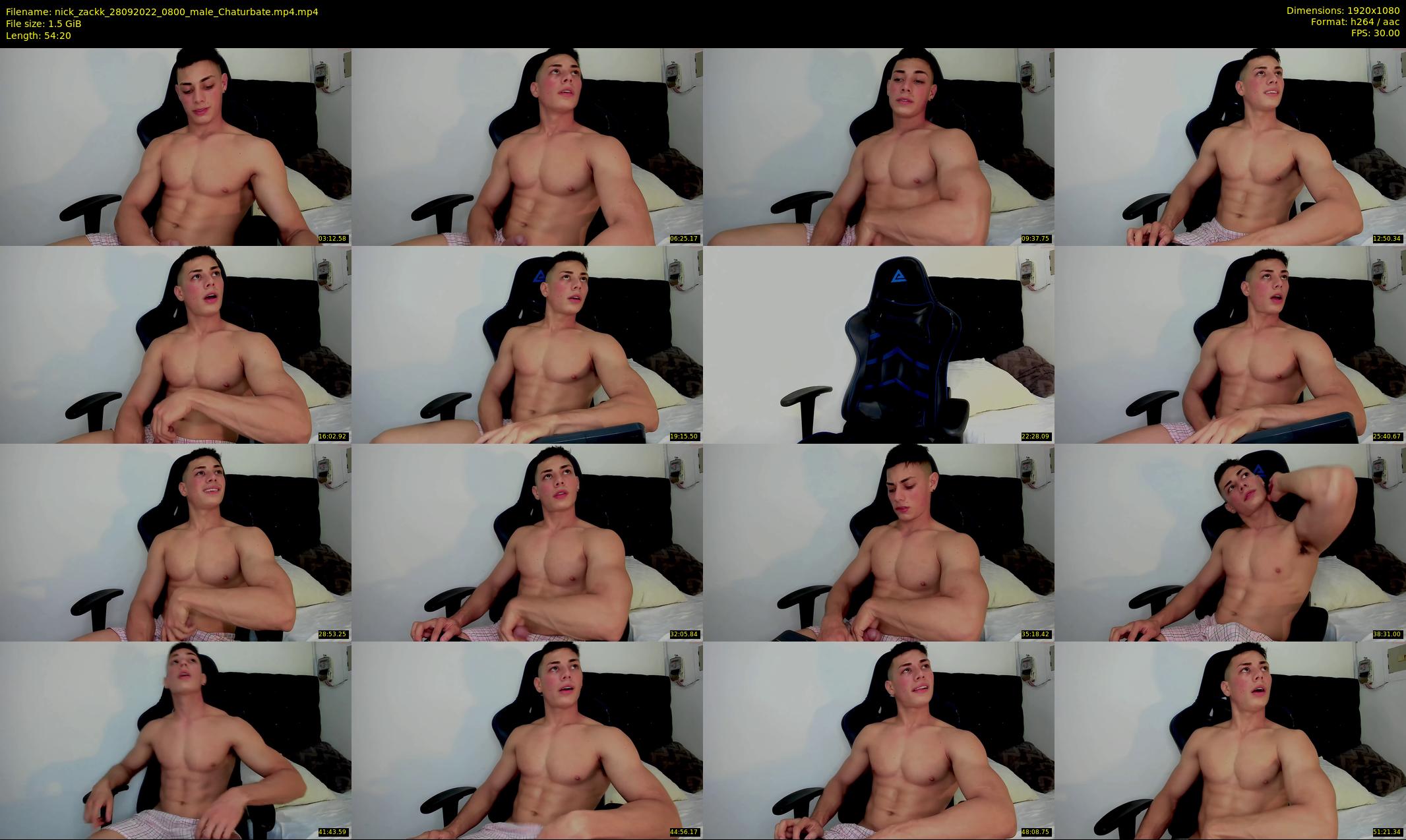 nick_zackk — 55 minute Chaturbate male cam show recording, 1080p, Sep 28, 2022