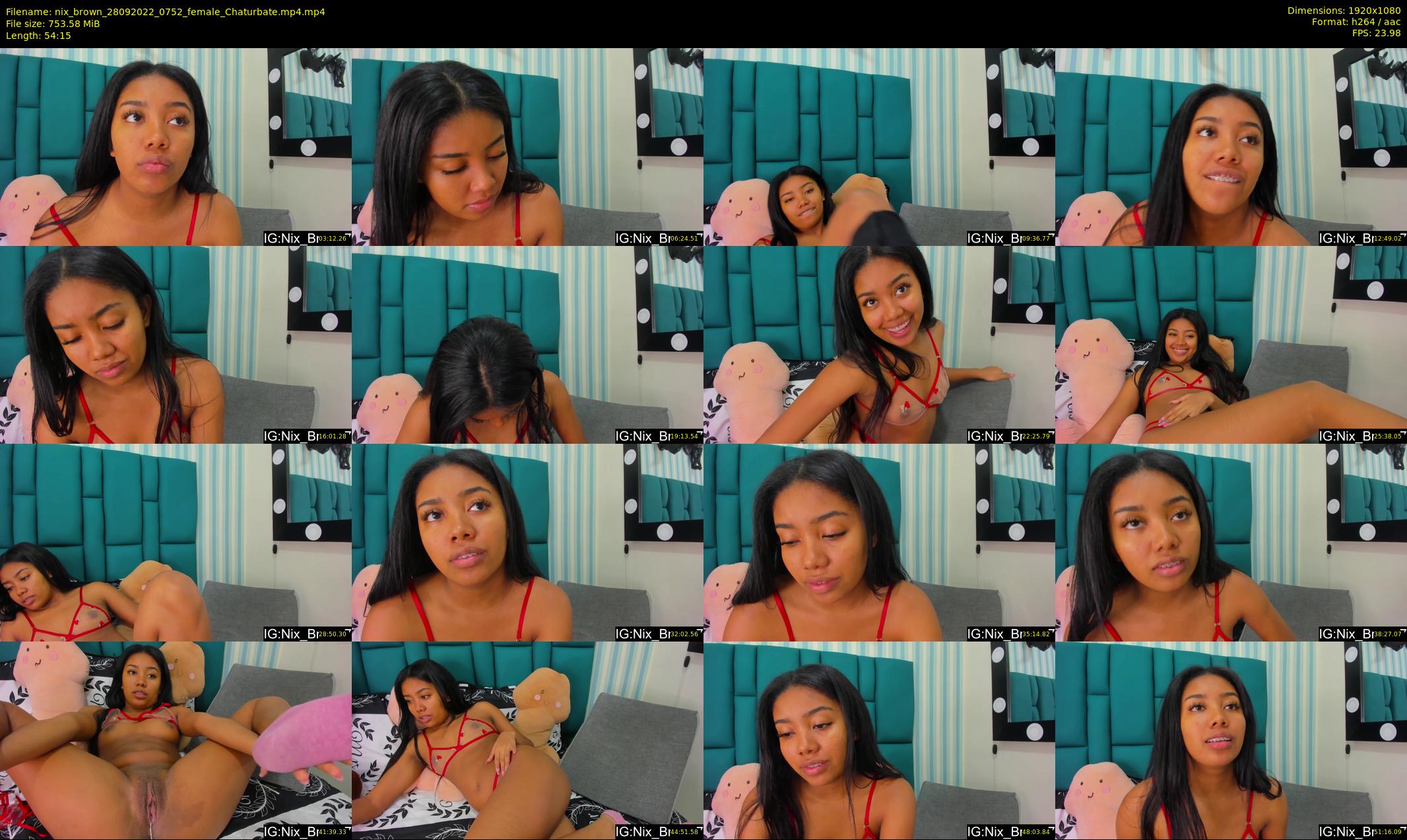 nix_brown — 55 minute Chaturbate female cam show recording, 1080p, Sep 28, 2022