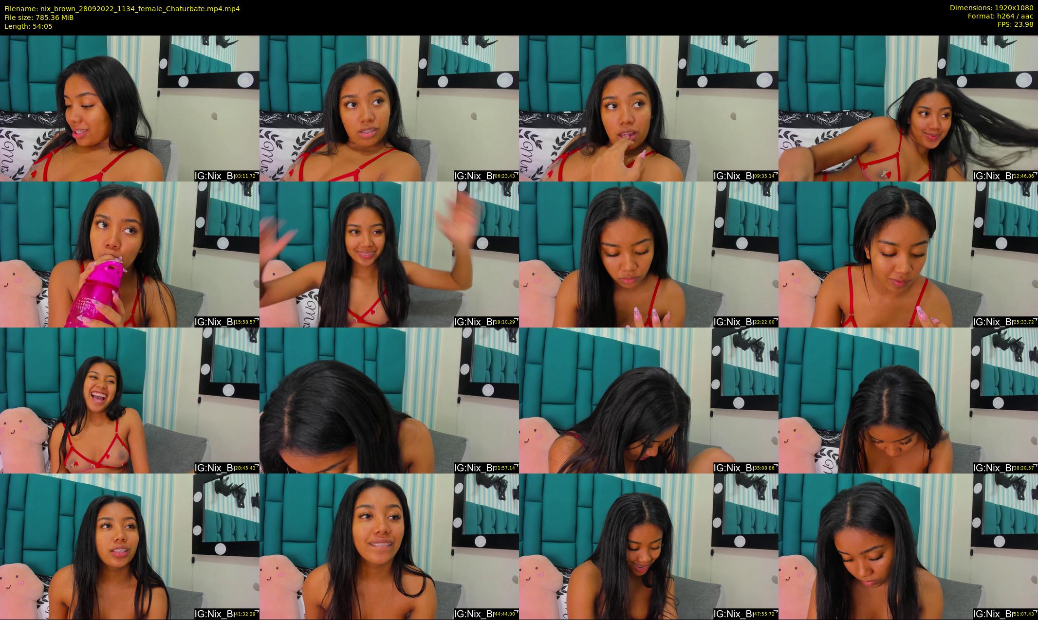 nix_brown — 55 minute Chaturbate female cam show recording, 1080p, Sep 28, 2022